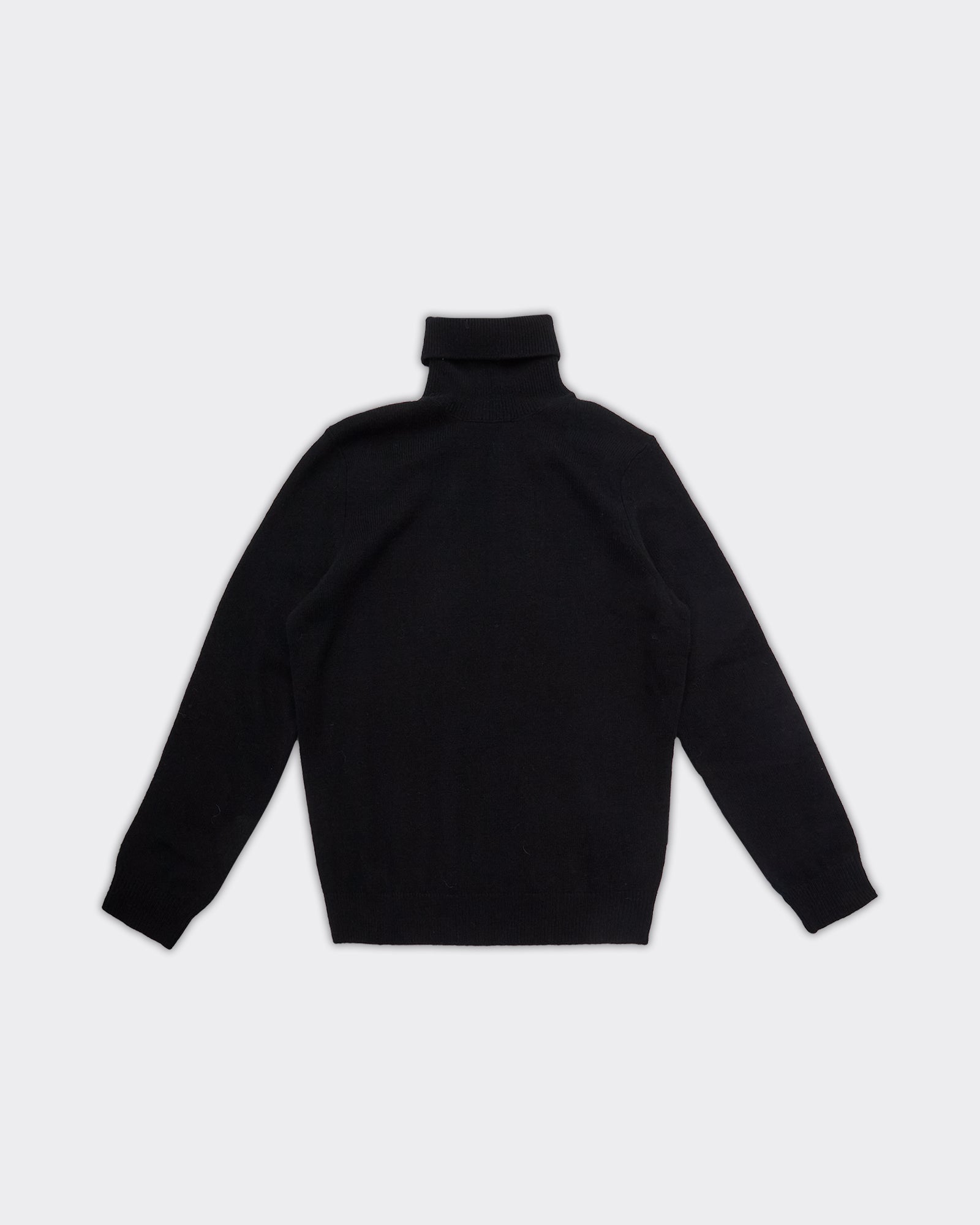 Maglione Turtleneck Knit Isak Nero