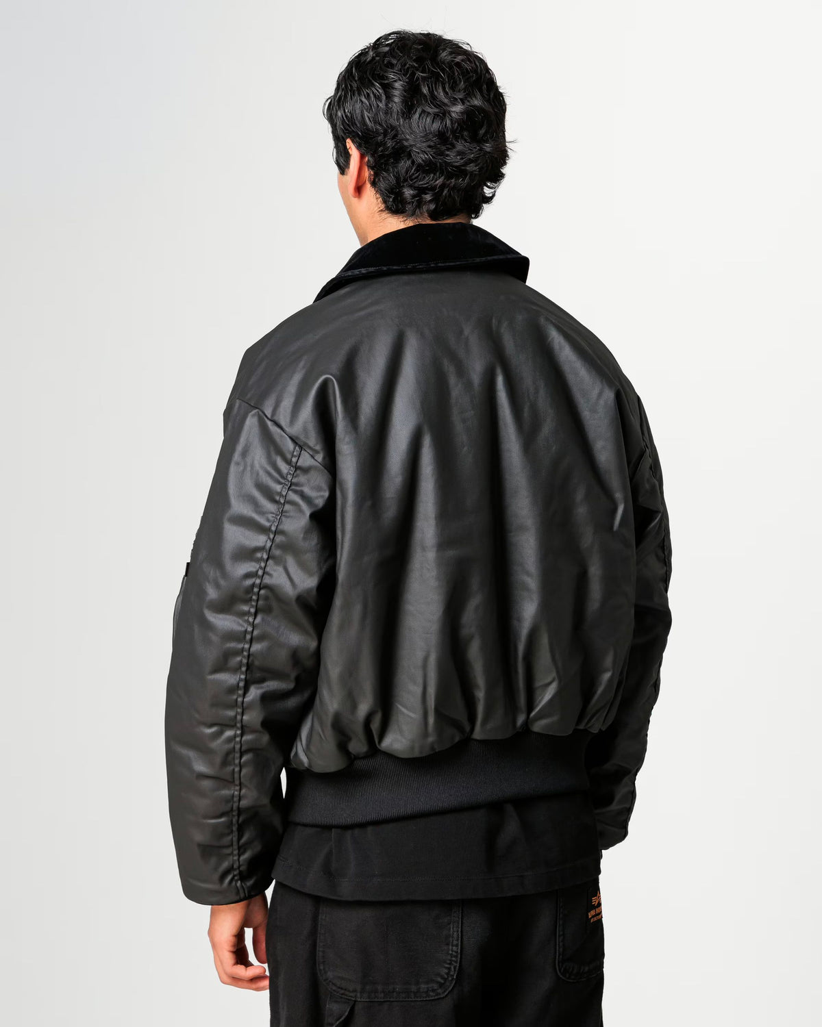 Bomber Cwu-45/P Flight Jacket Alpha x Andersson Bell Nero