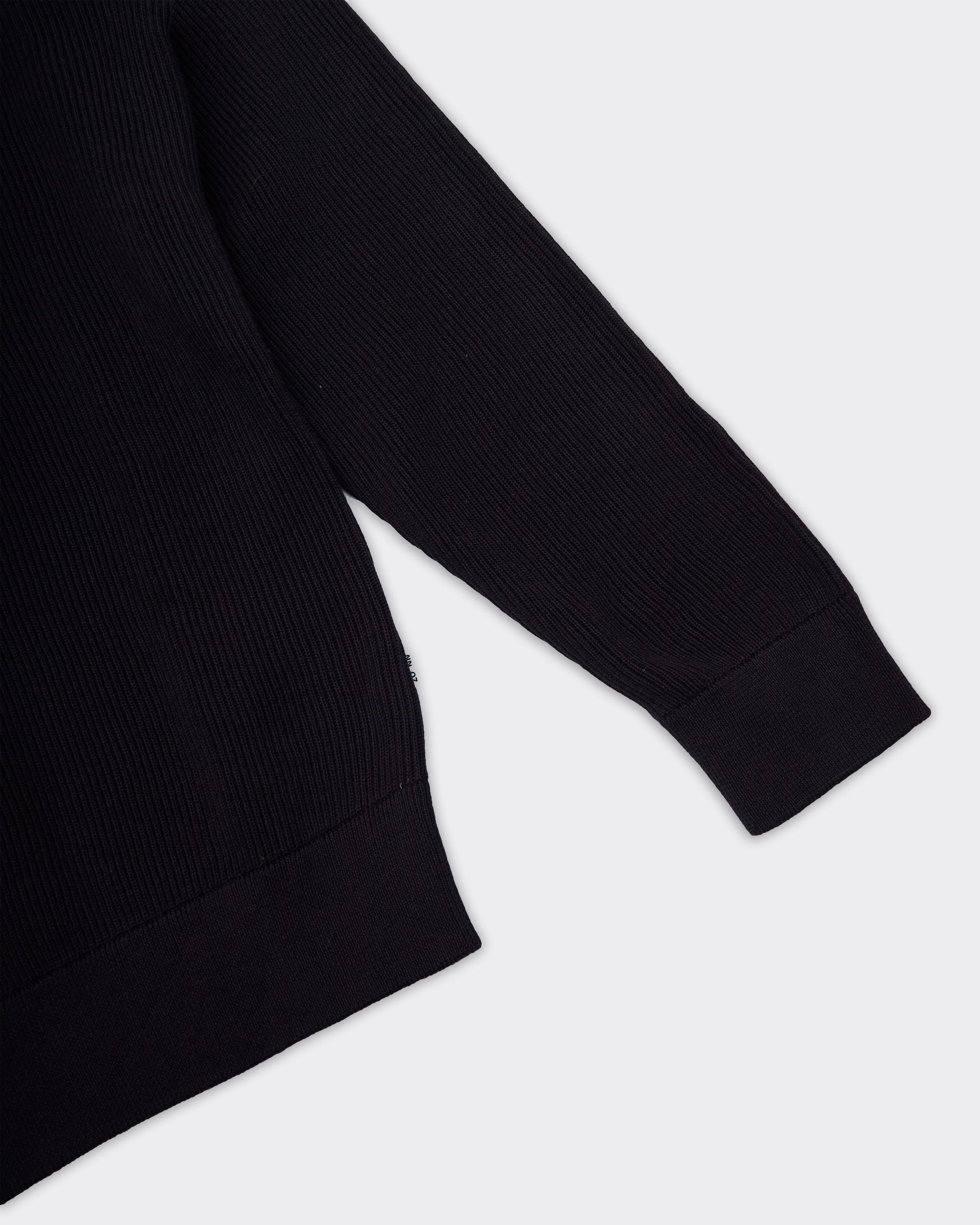 Kevin Ribbed Jumper Black