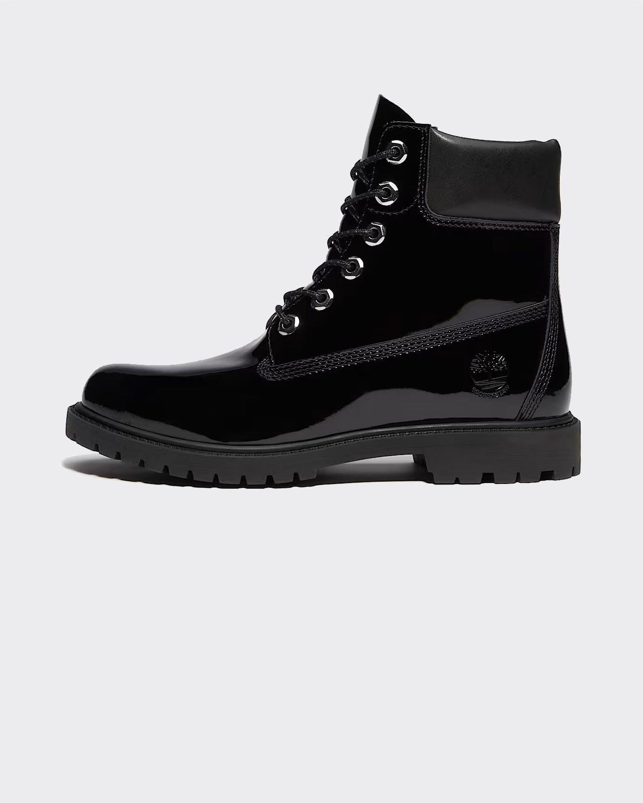 Stivale Stringato Women's Waterproof Premium 6-Inch Black Patent