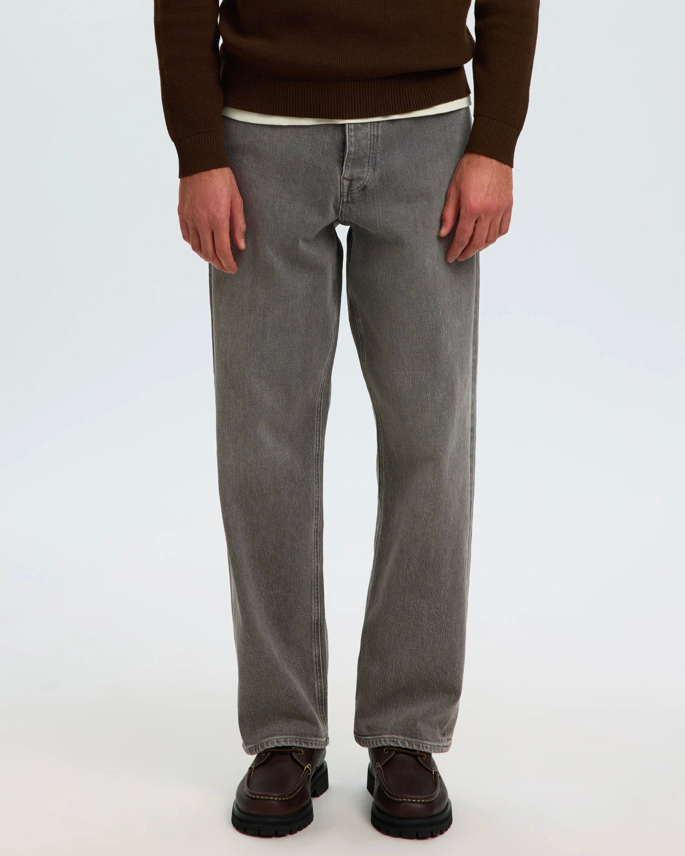 Jeans Loose Ben Kori Denim Medium Grey
