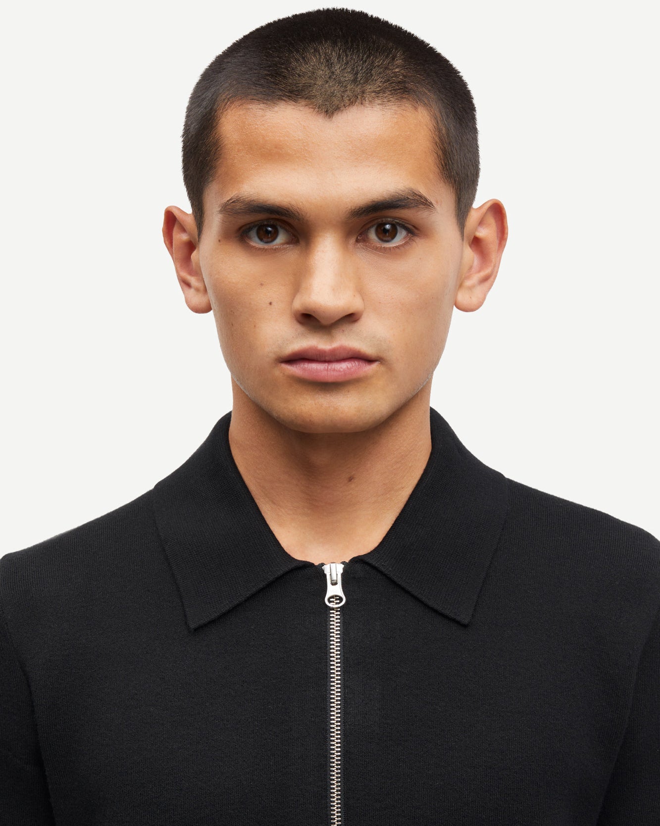 Polo Guna Half Zip Nera