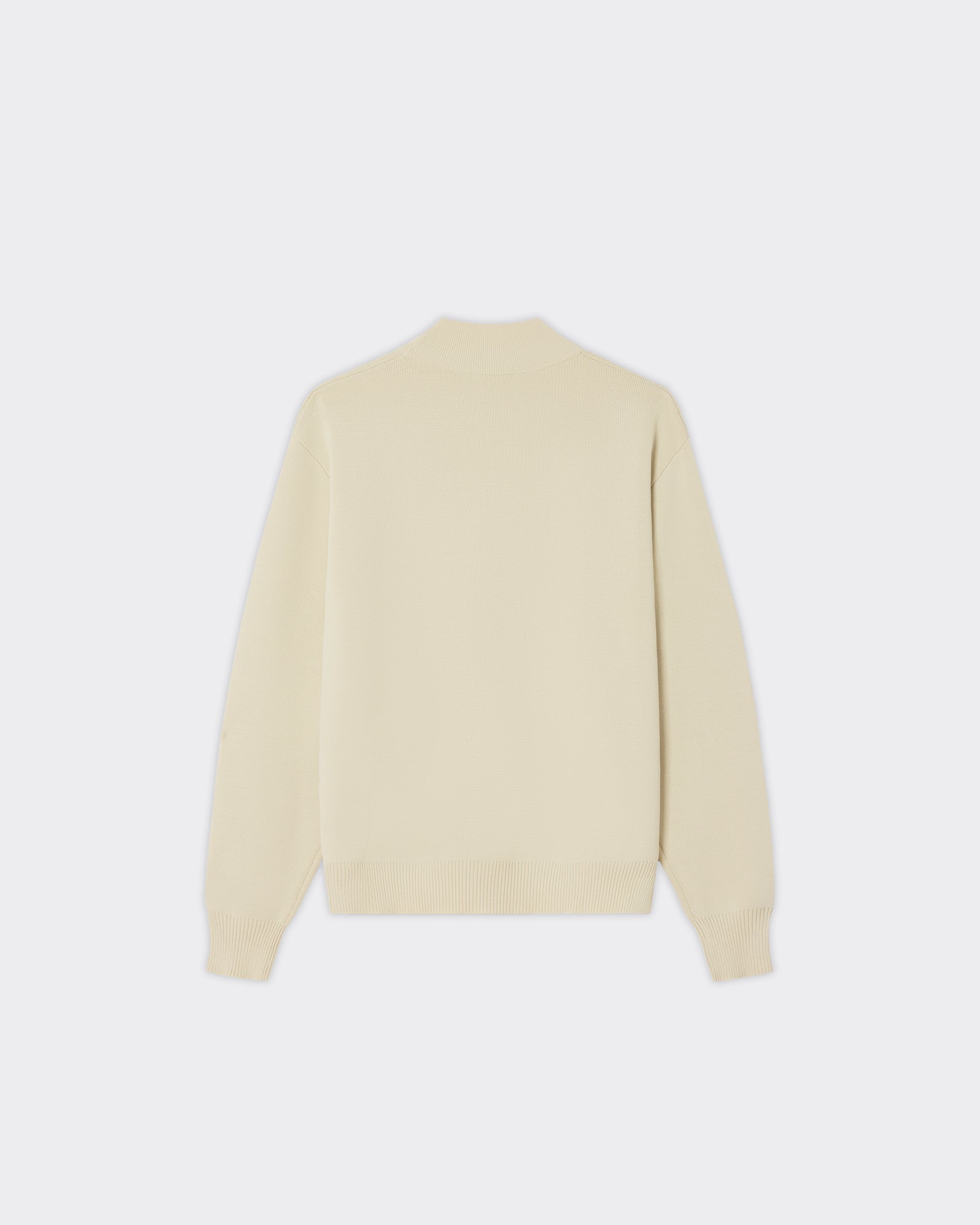 Knit Milo Mock Neck Beige