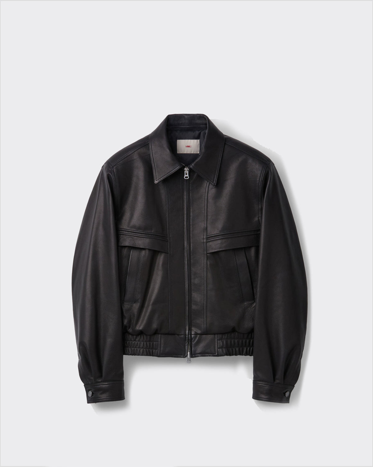 Bomber Calder Leather Nero