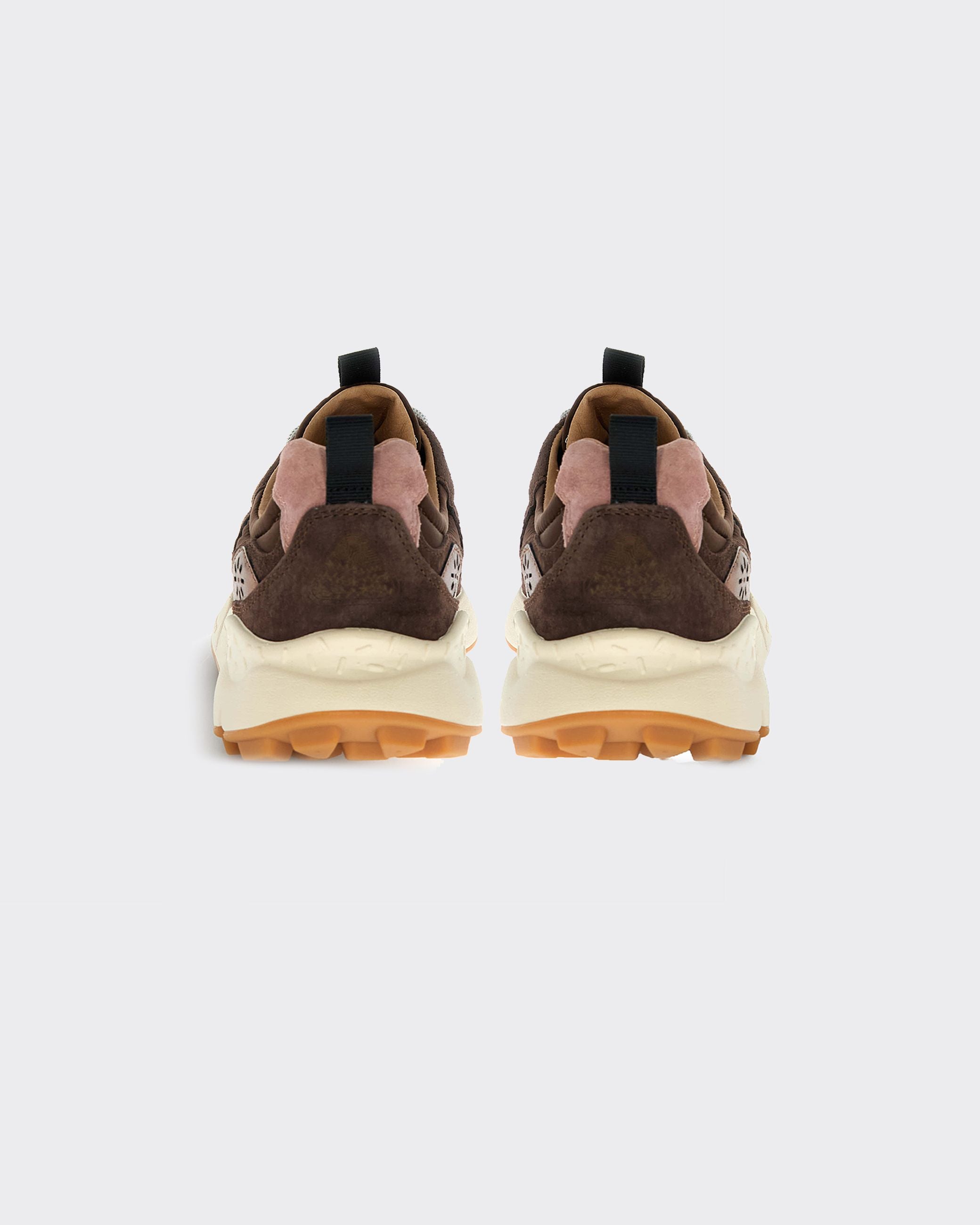 Sneakers Yamano 3 Uni Suede-Nylon-Laminated Brown/Bronze/Pink