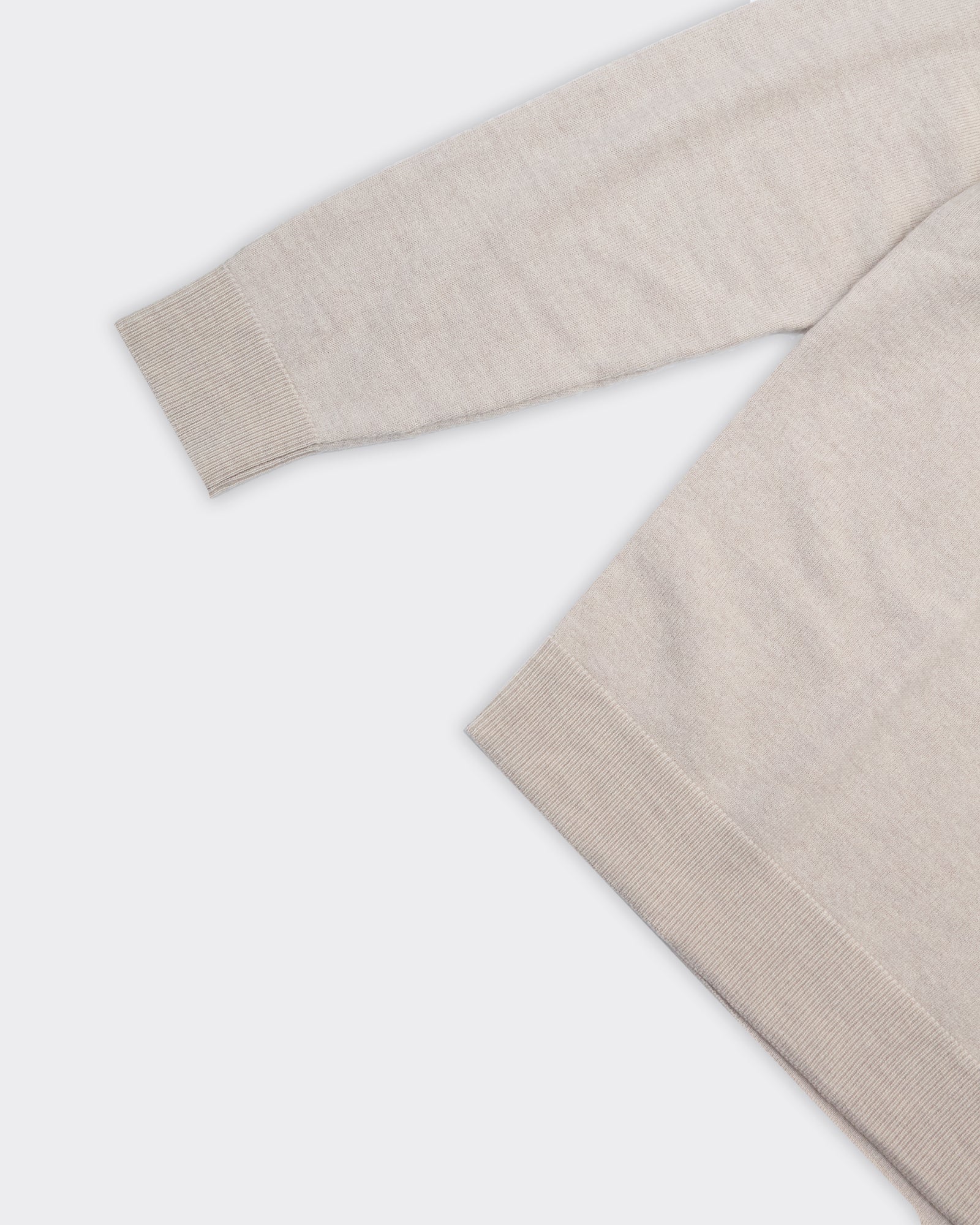 Maglione Relaxed Tray Merino Brushed Oatmeal