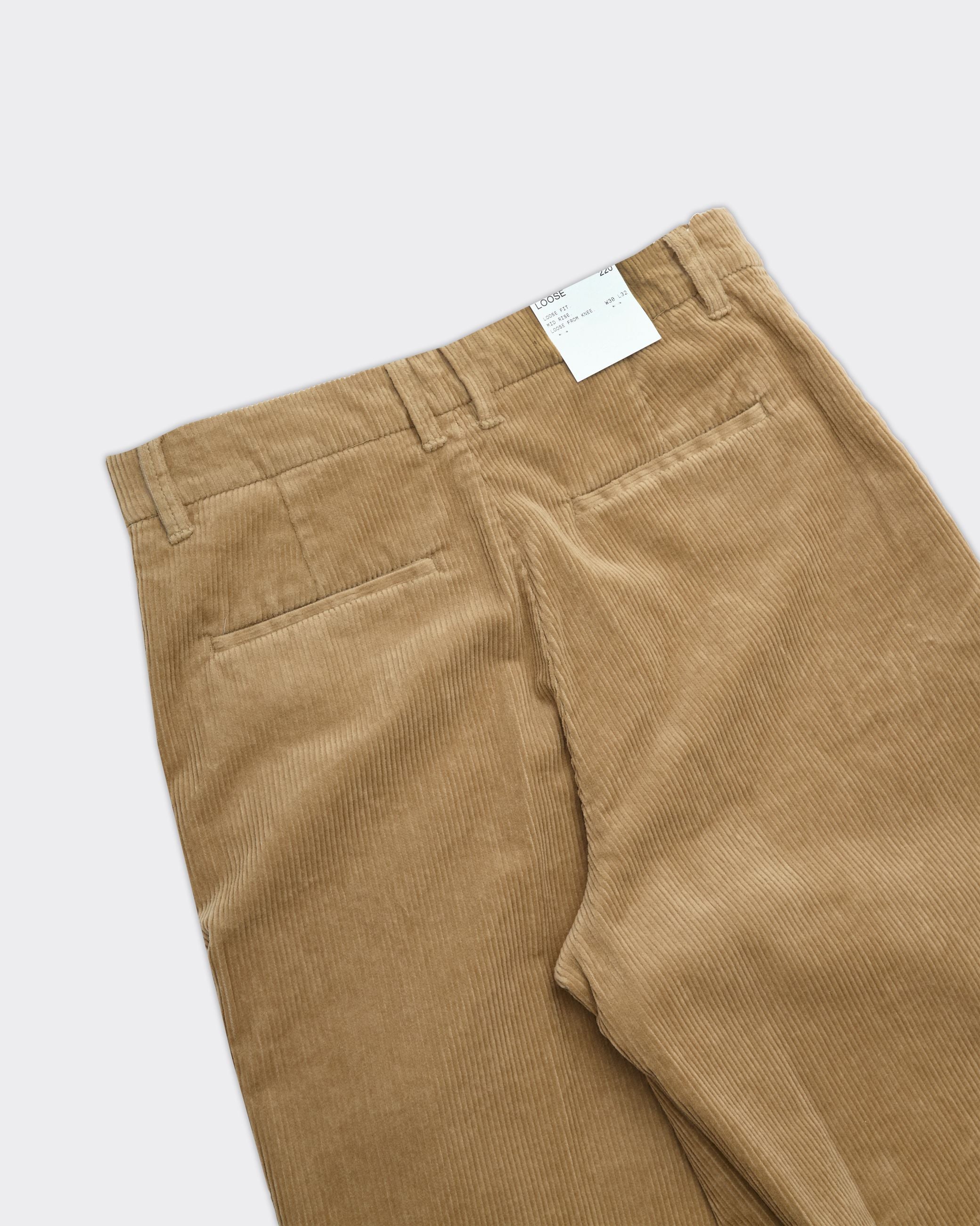 Pantalone 220 Loose Art Corduroy Beige