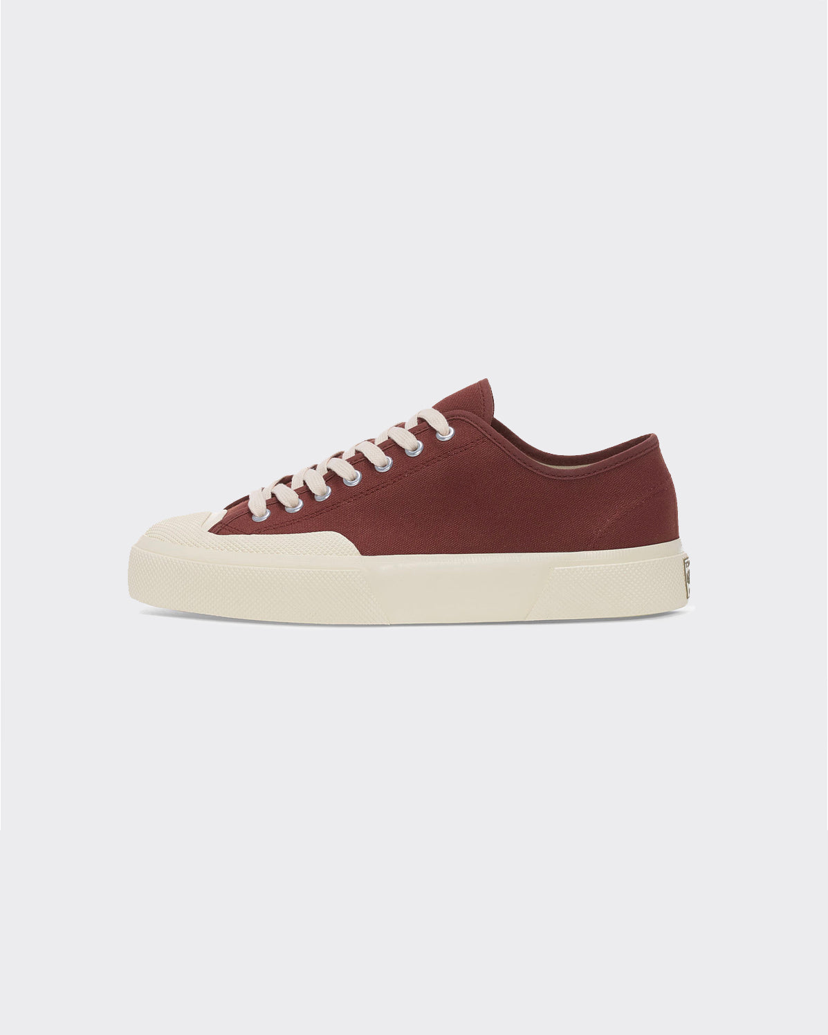 Sneakers 2432 Works Low Cut Canvas Brown/Off-White