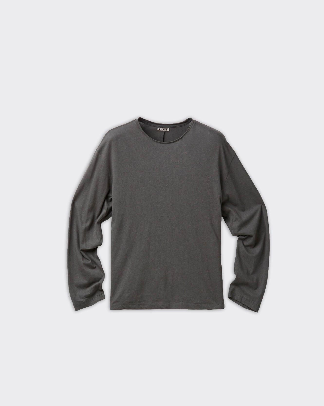 Longsleeve Linen Blend Charcoal Grey