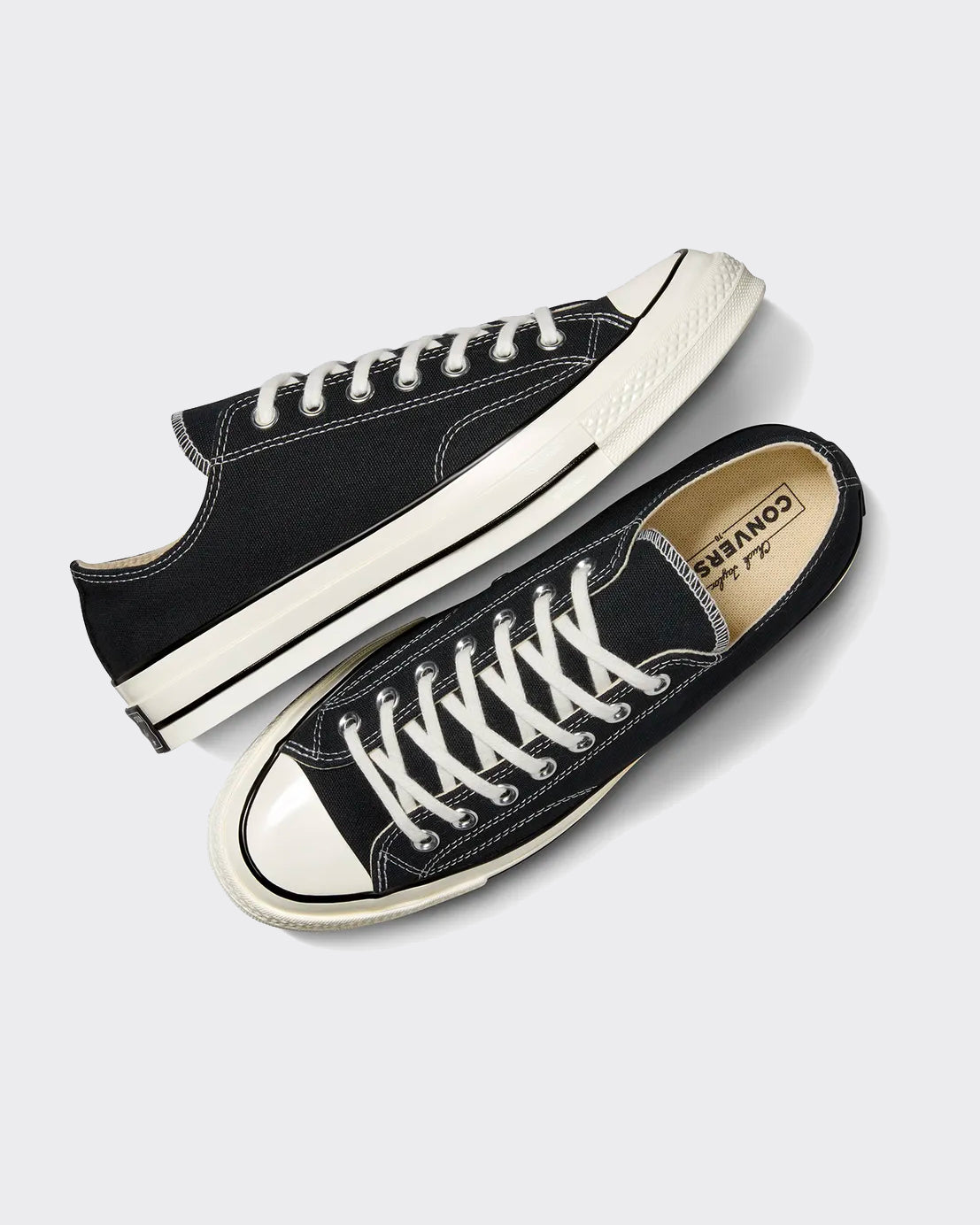 Sneakers Chuck 70 Canvas Wide-Fit Nere/Egret