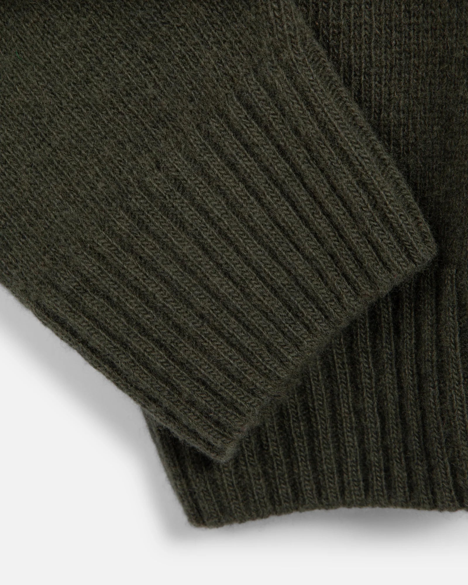 Knit Suedehead Jumper Green