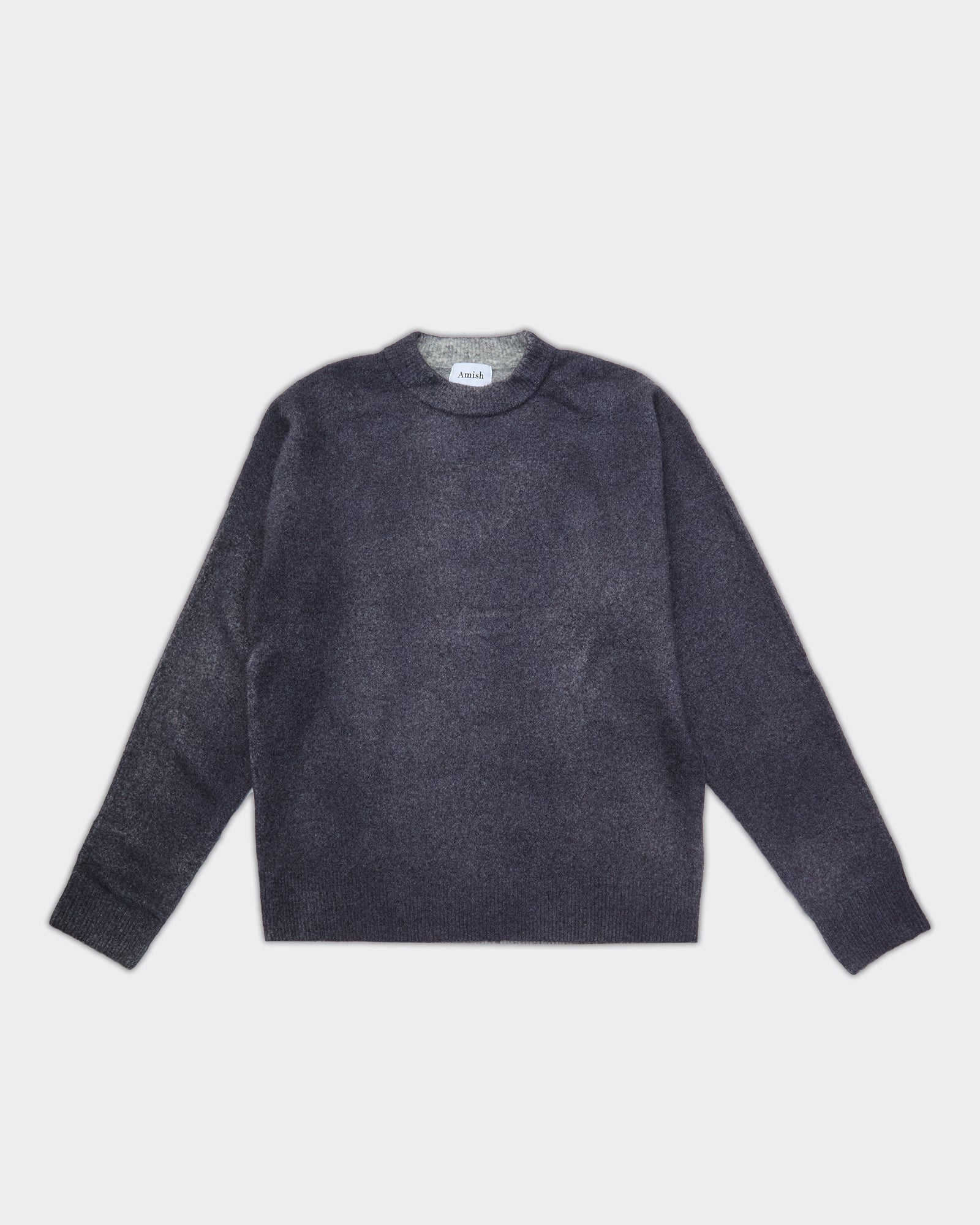 Crewneck Knit Over Grigia