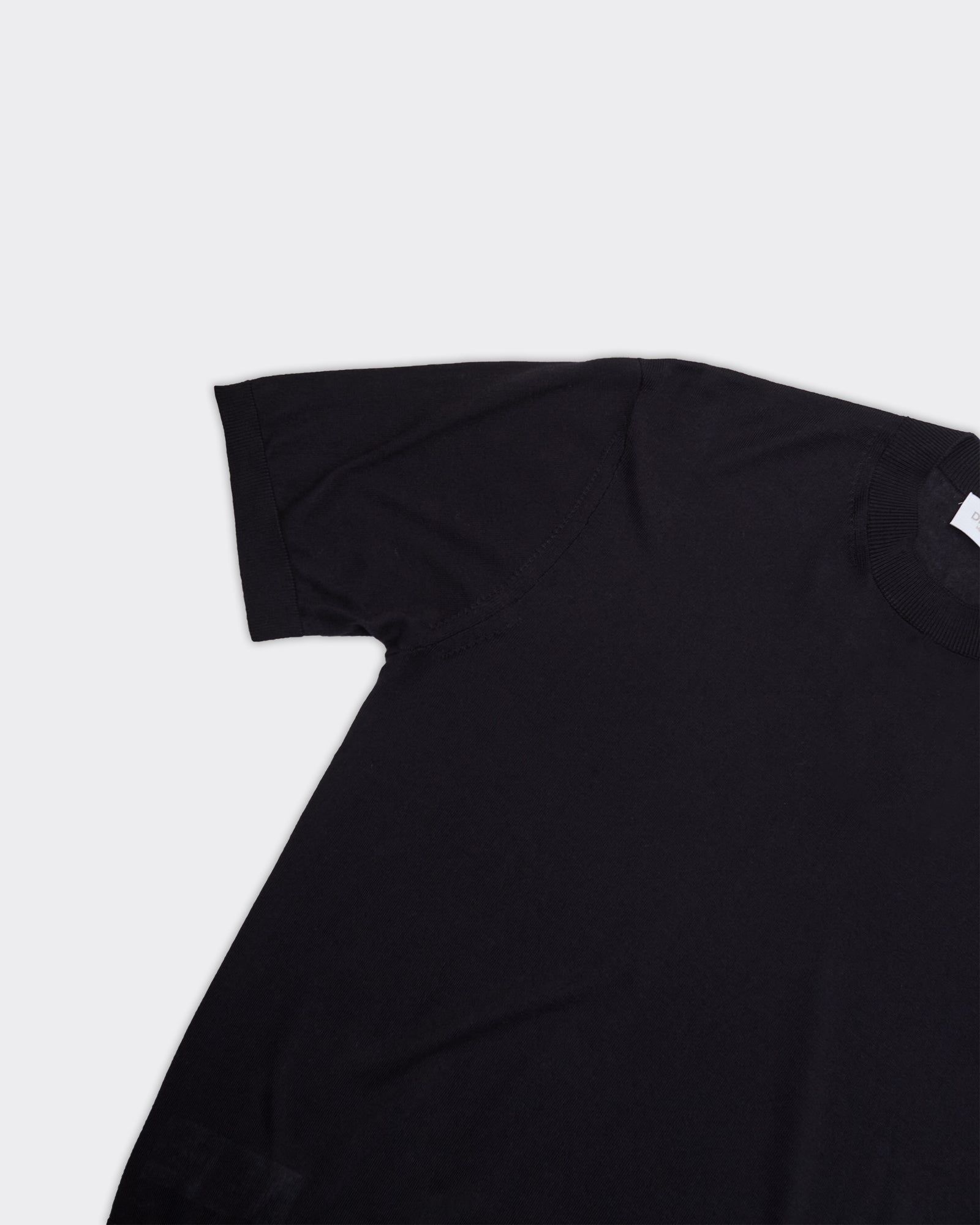 T-Shirt In Maglia Nera