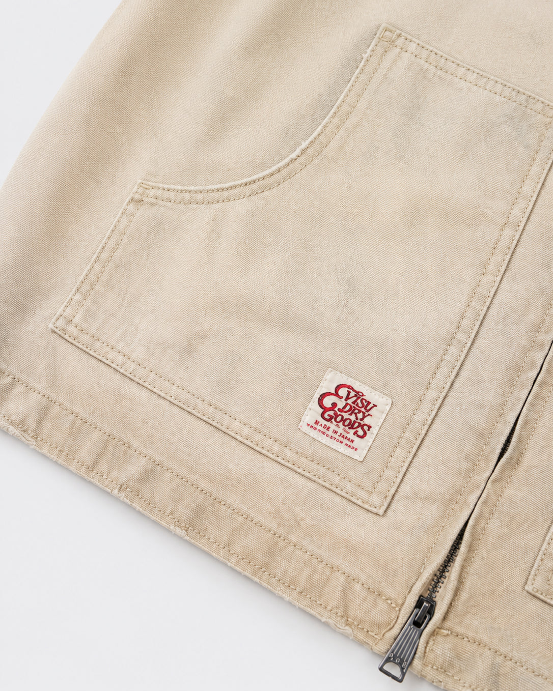 Giacca Canvas Vintage Coverall Beige