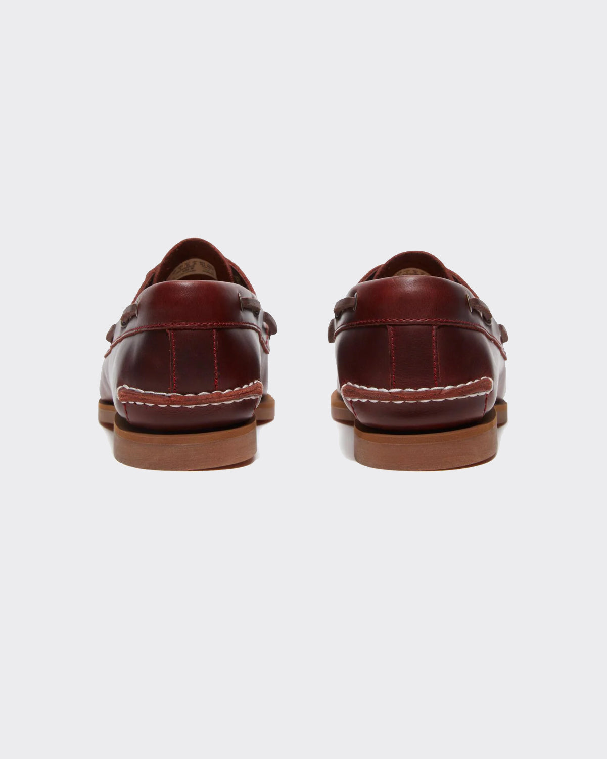 Classic Full Grain Burgundy Boat Shoe