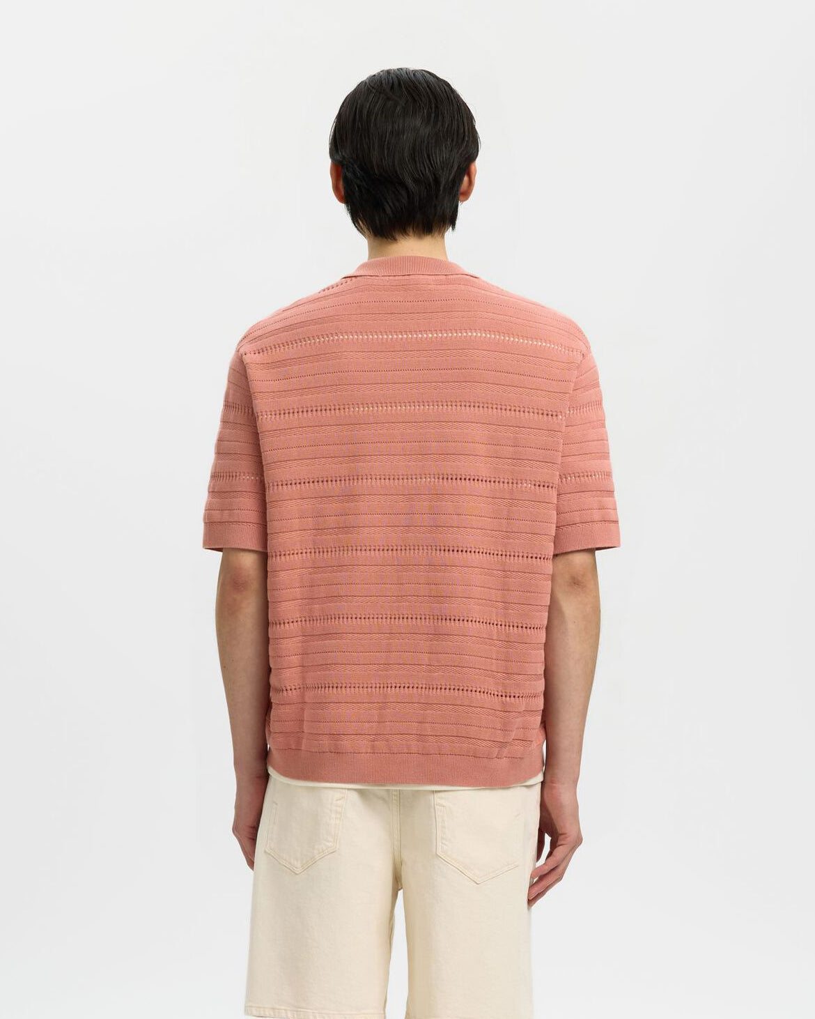 Polo Cardigan Knit Palle Rose Dawn