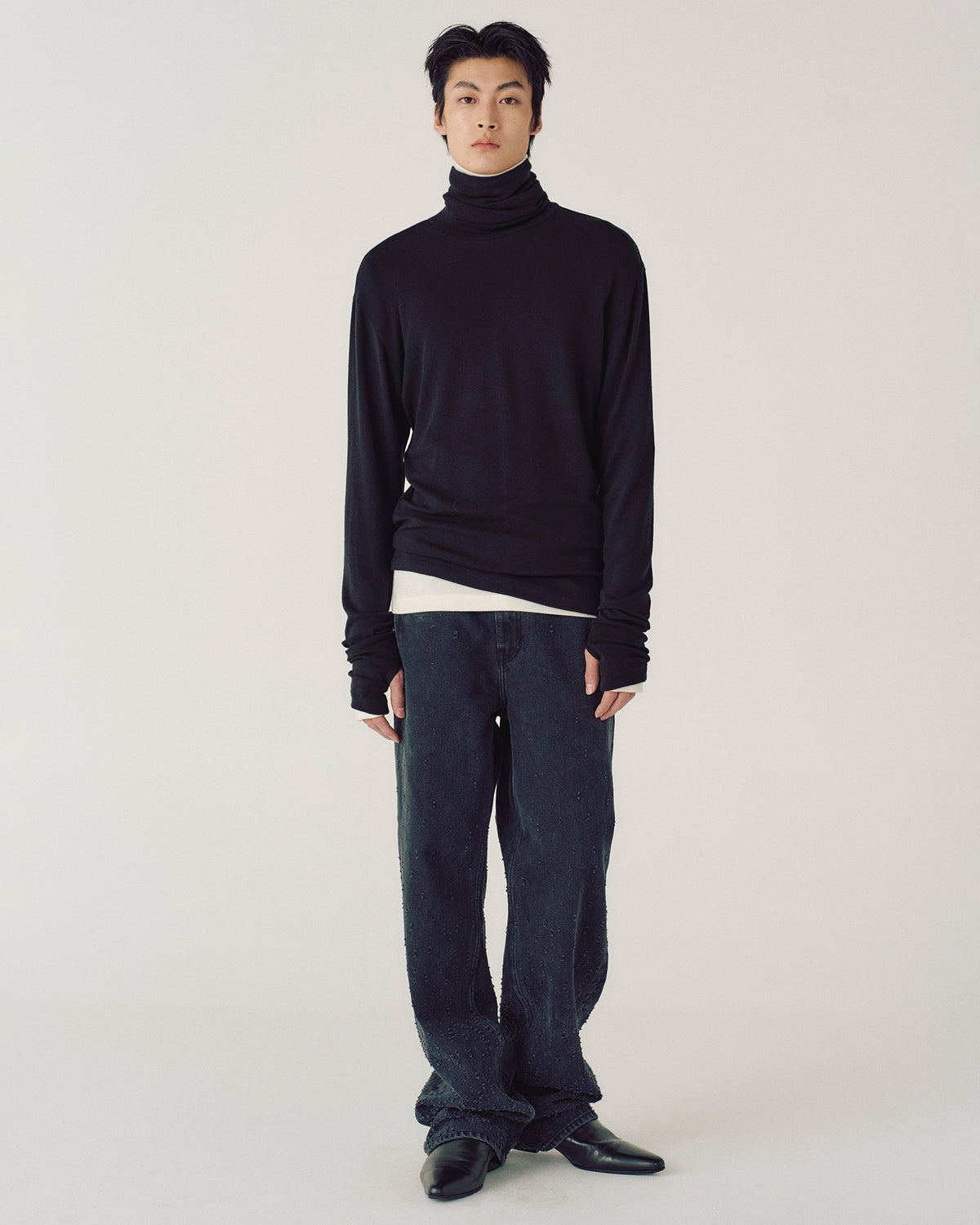 Maglia Liminal Turtleneck Nero
