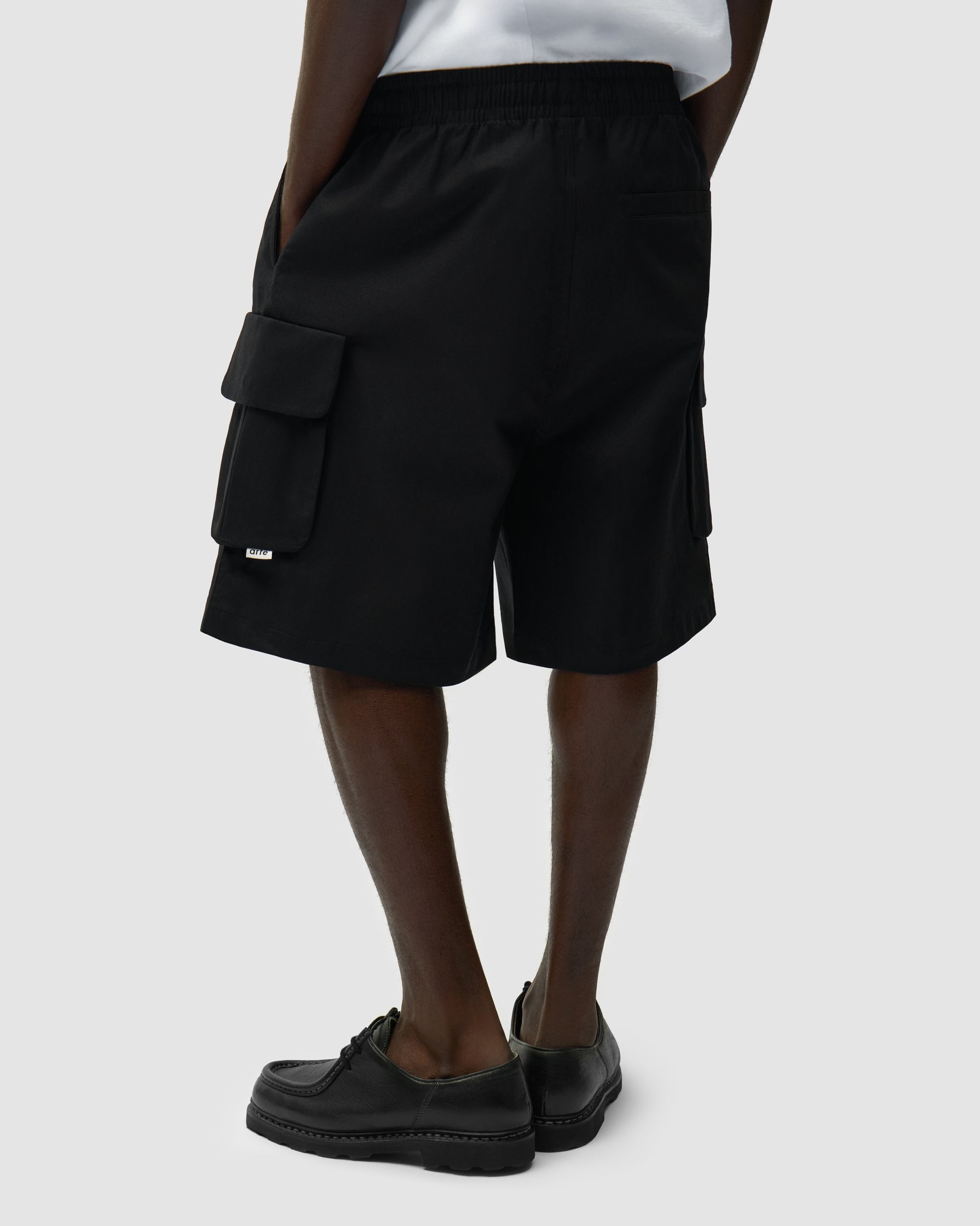 Shorts Linen Cargo Neri