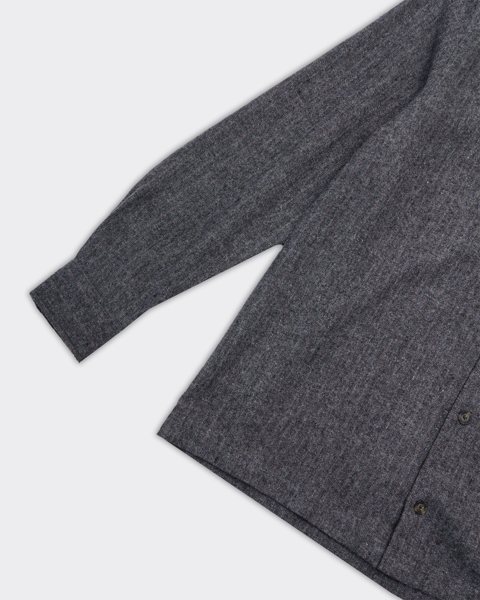 Overshirt Sacastor Grey Herringbone
