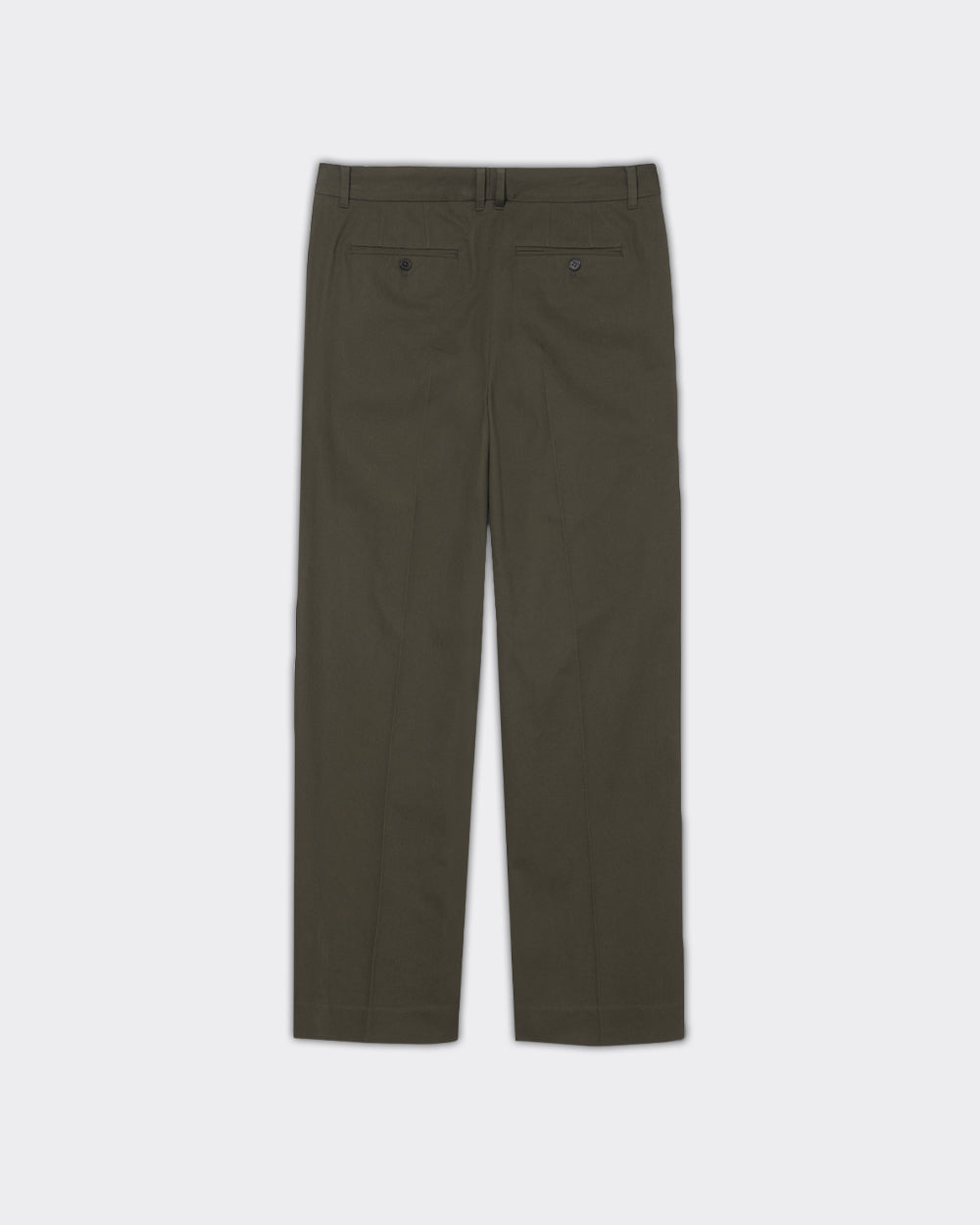 Pantaloni Double Pleated Wide Chino Khaki