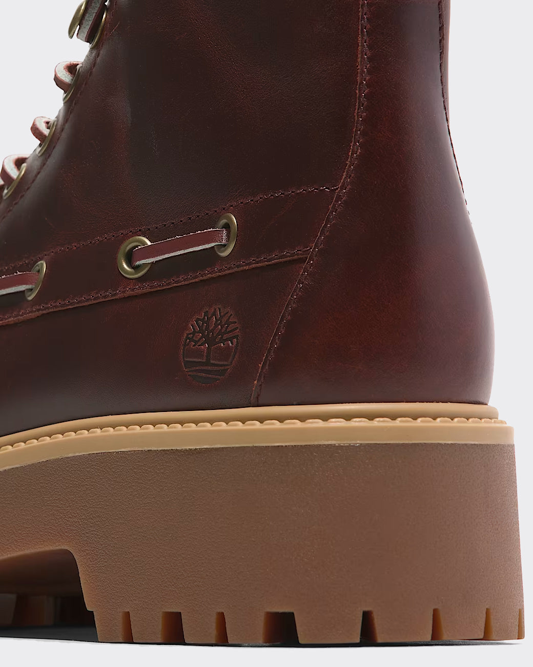 Stivali Stone Street Mid Lace Up Burgundy Full Grain