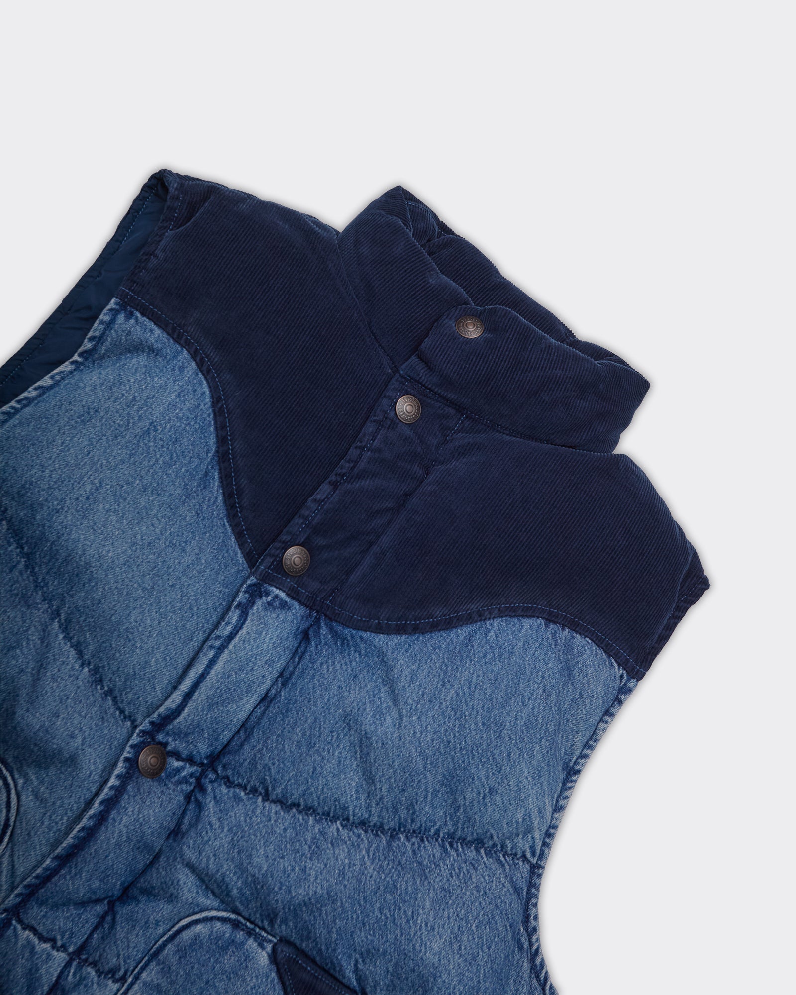 Vest Wild West Med Indigo