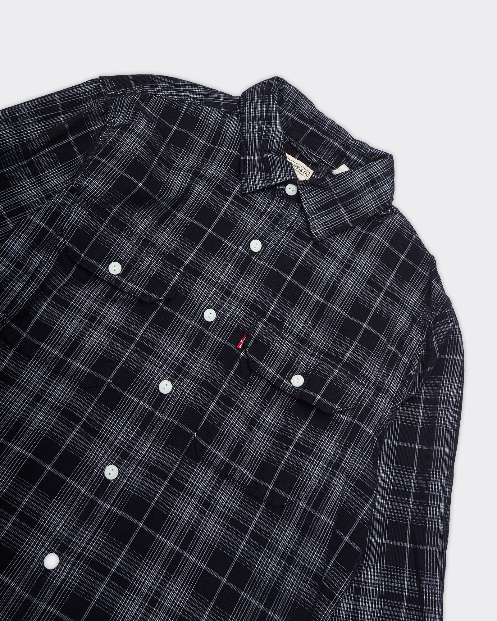 Jackson Worker Plaid Vintage Shirt Black