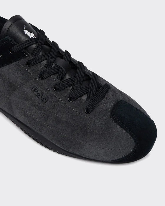 Sneakers Rl Racer Quilted Suede Nere