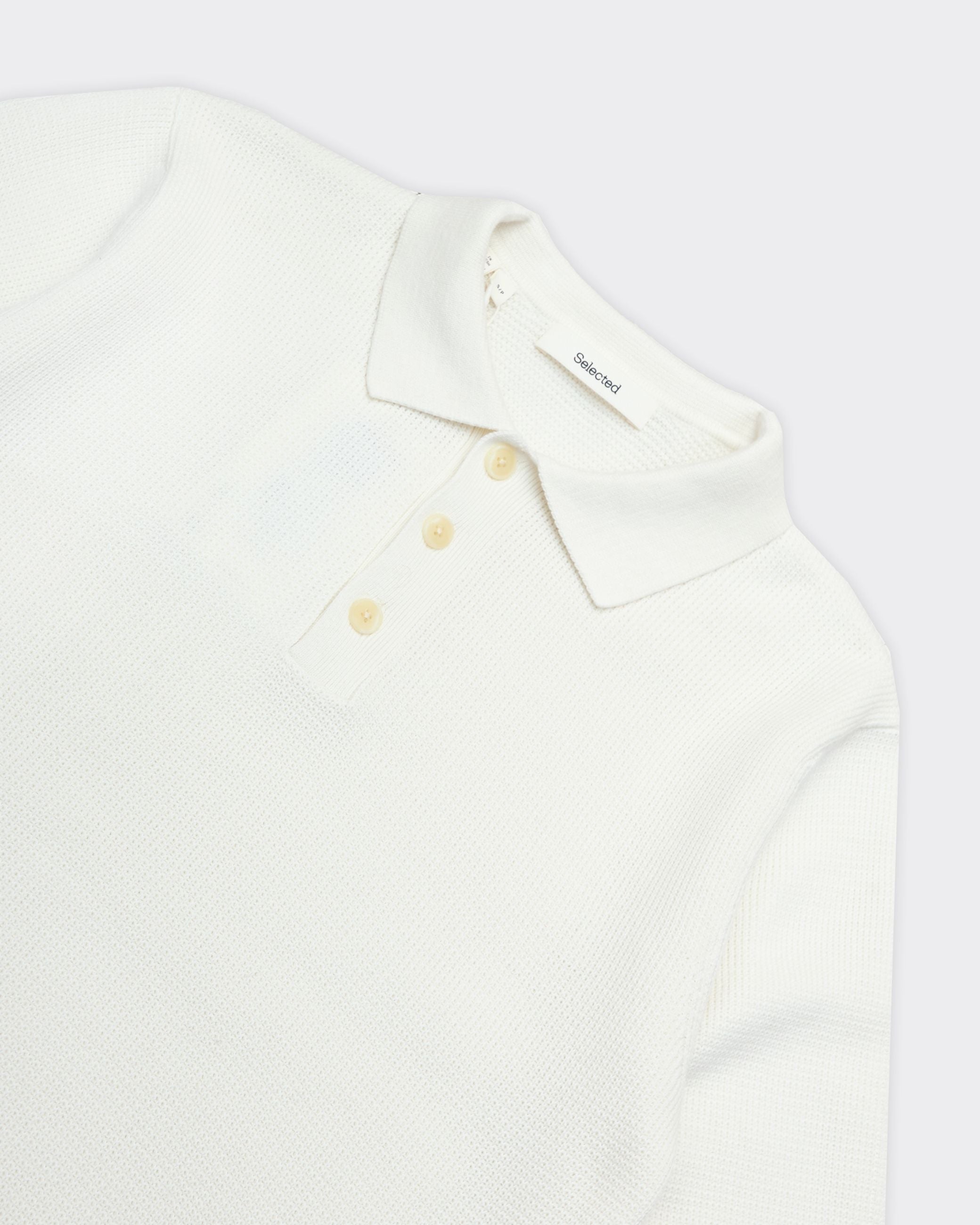 Polo Dane Knit Structure Egret