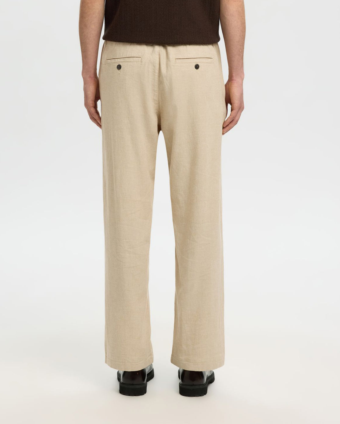 Brody Loose Linen Incense Trousers