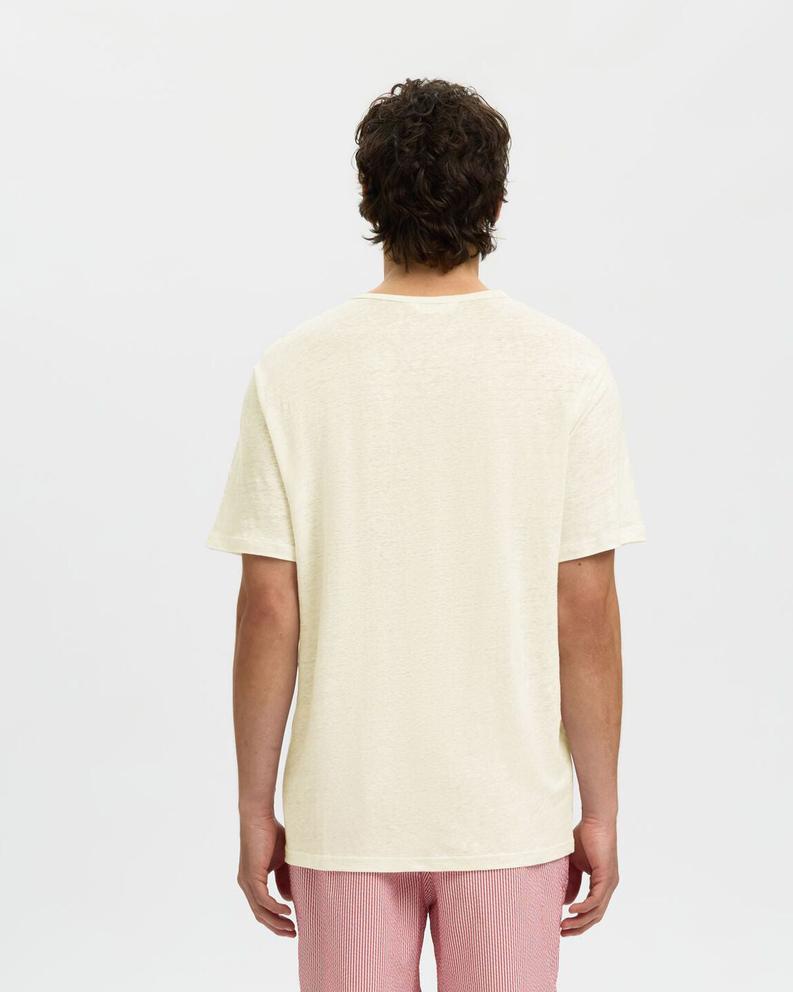T-Shirt Bet Linen Egret