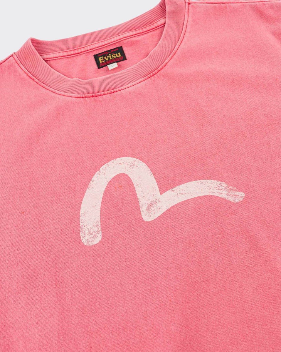 T-Shirt Vintage Seagull Rossa
