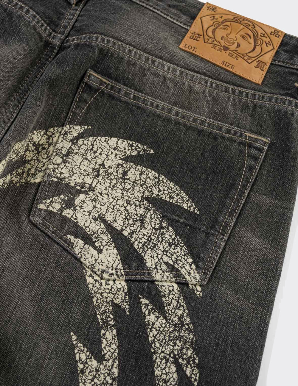 Jeans Electric Daikoku "Ebisu Spirit" Dark Tone Denim Black