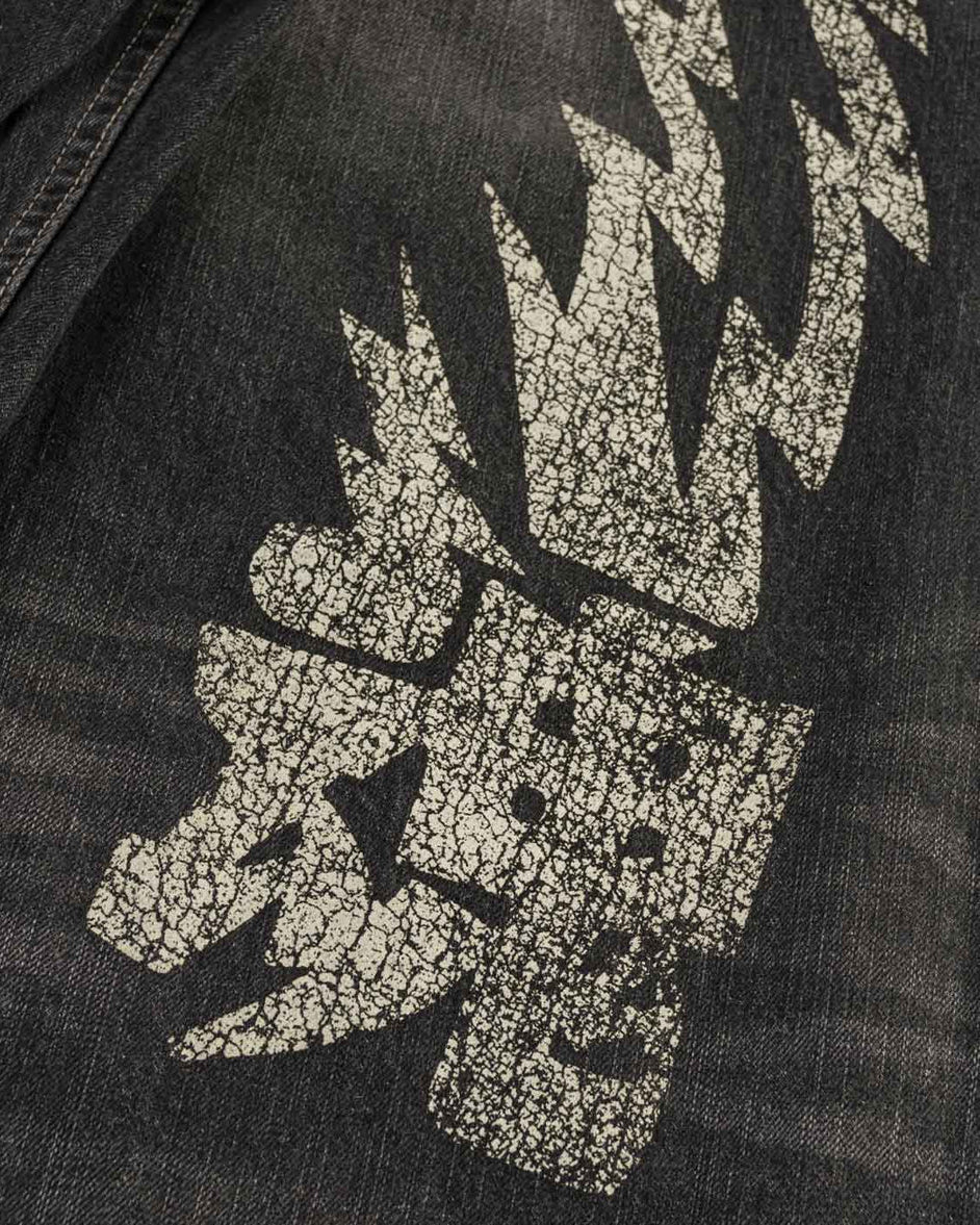 Jeans Electric Daikoku "Ebisu Spirit" Dark Tone Denim Black