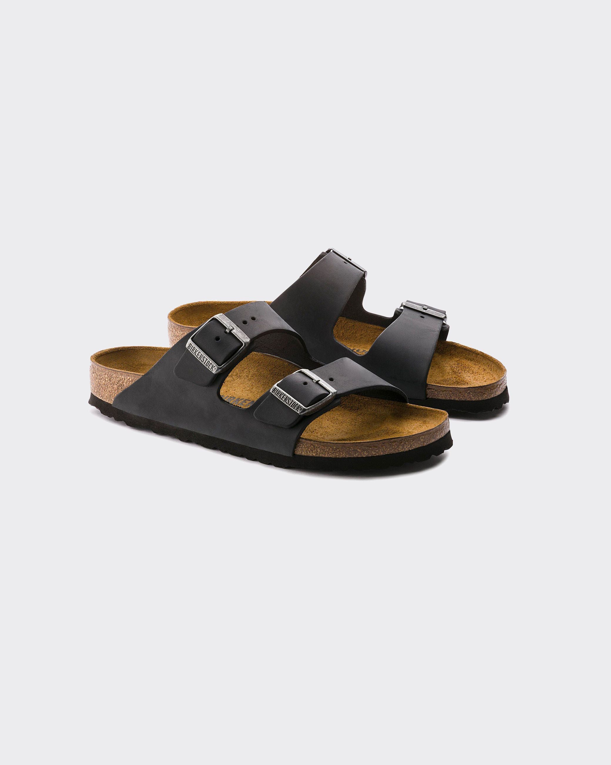 Ciabatta Arizona Oiled Leather Nera