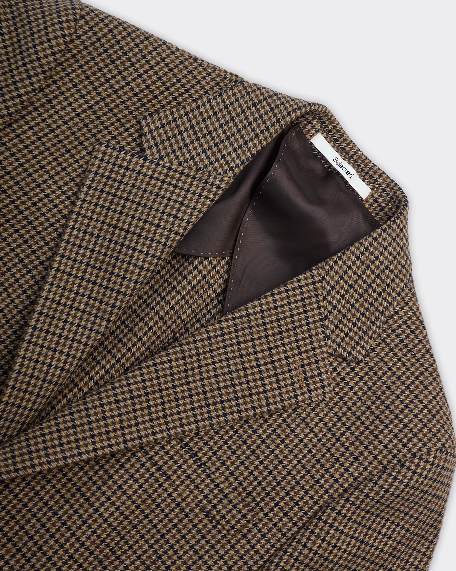 Blazer Carl Regular Wool Blend Golden Brown