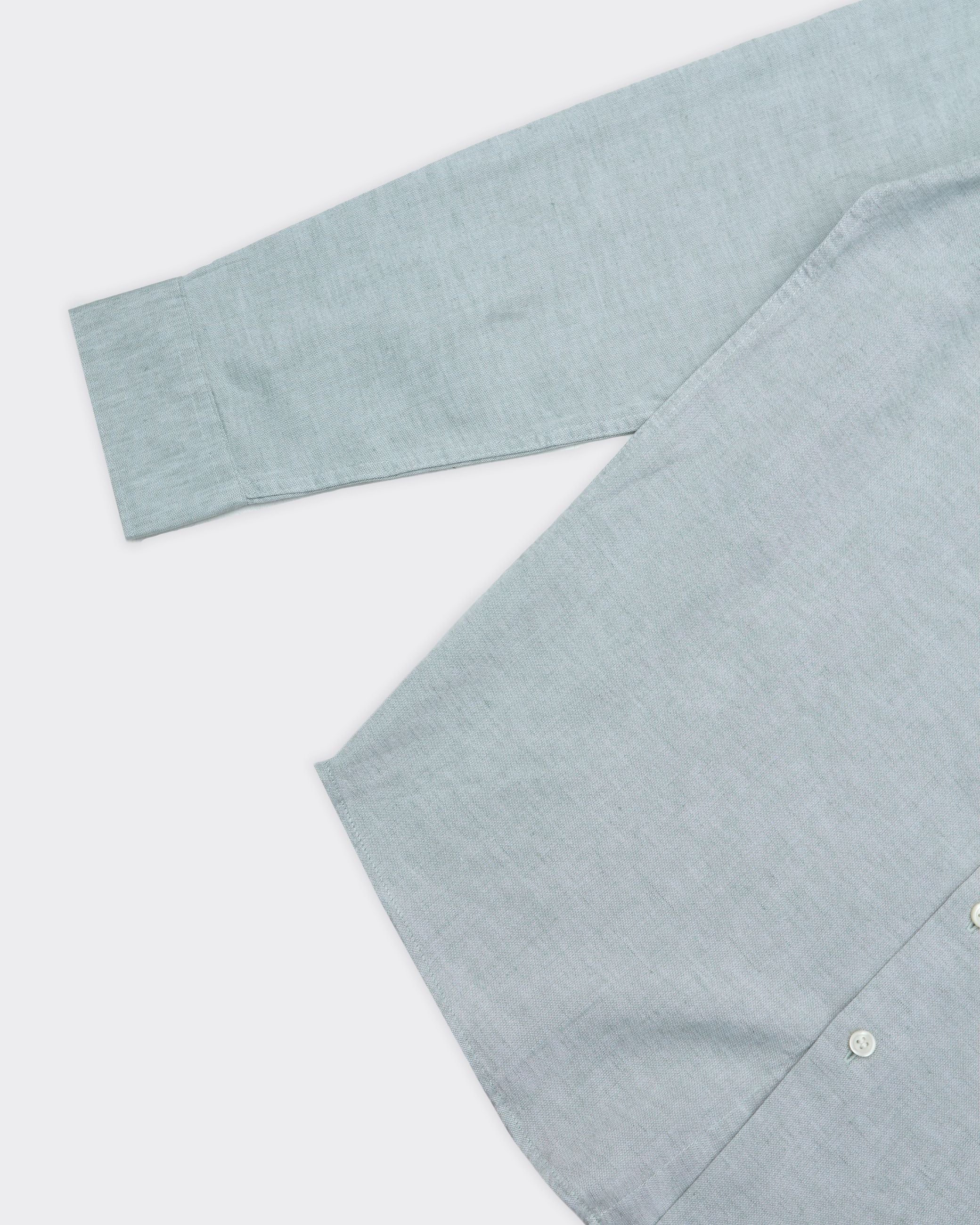 Camicia Reg Leo Light Iceberg Green