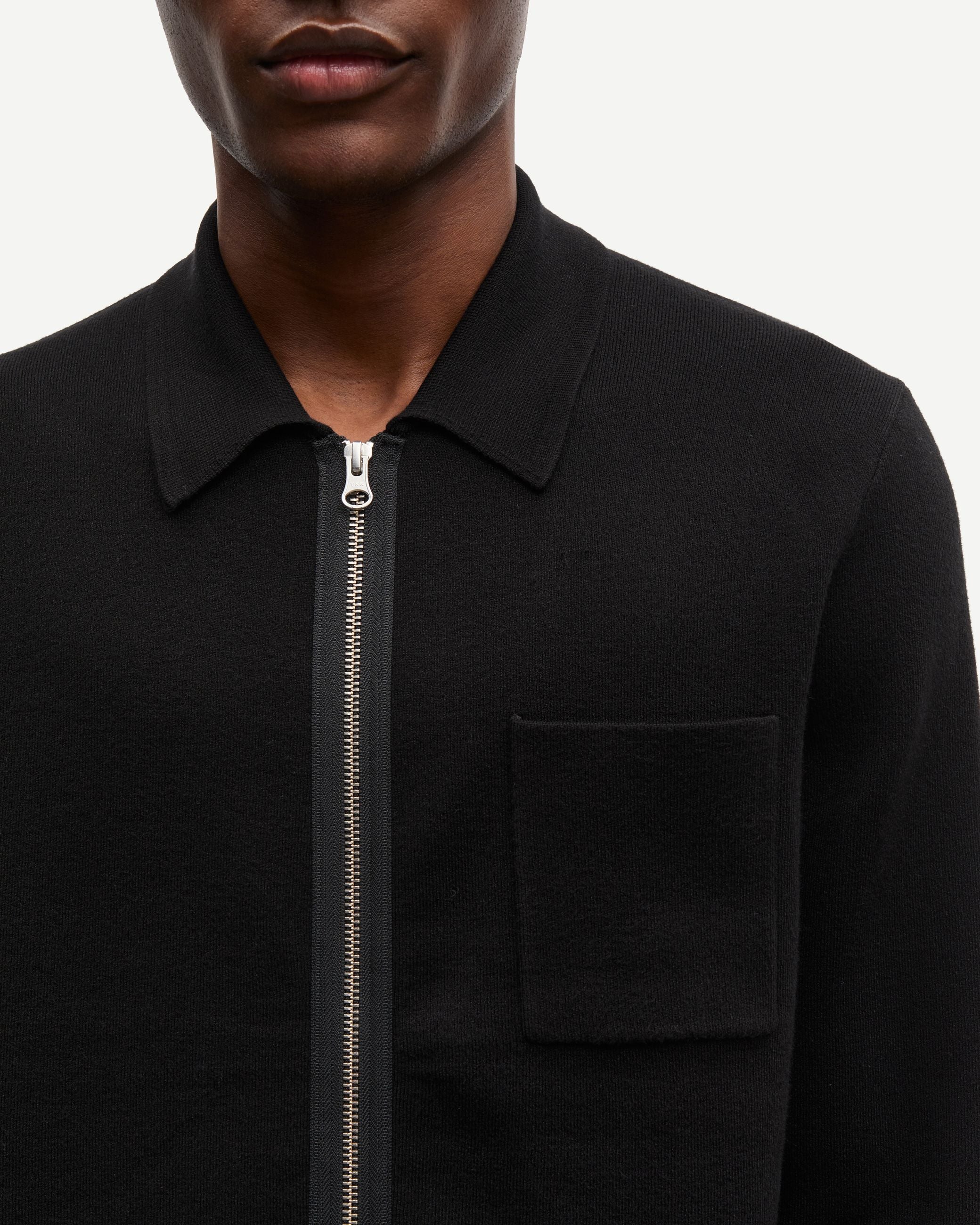 Polo Guna Full Zip Nera