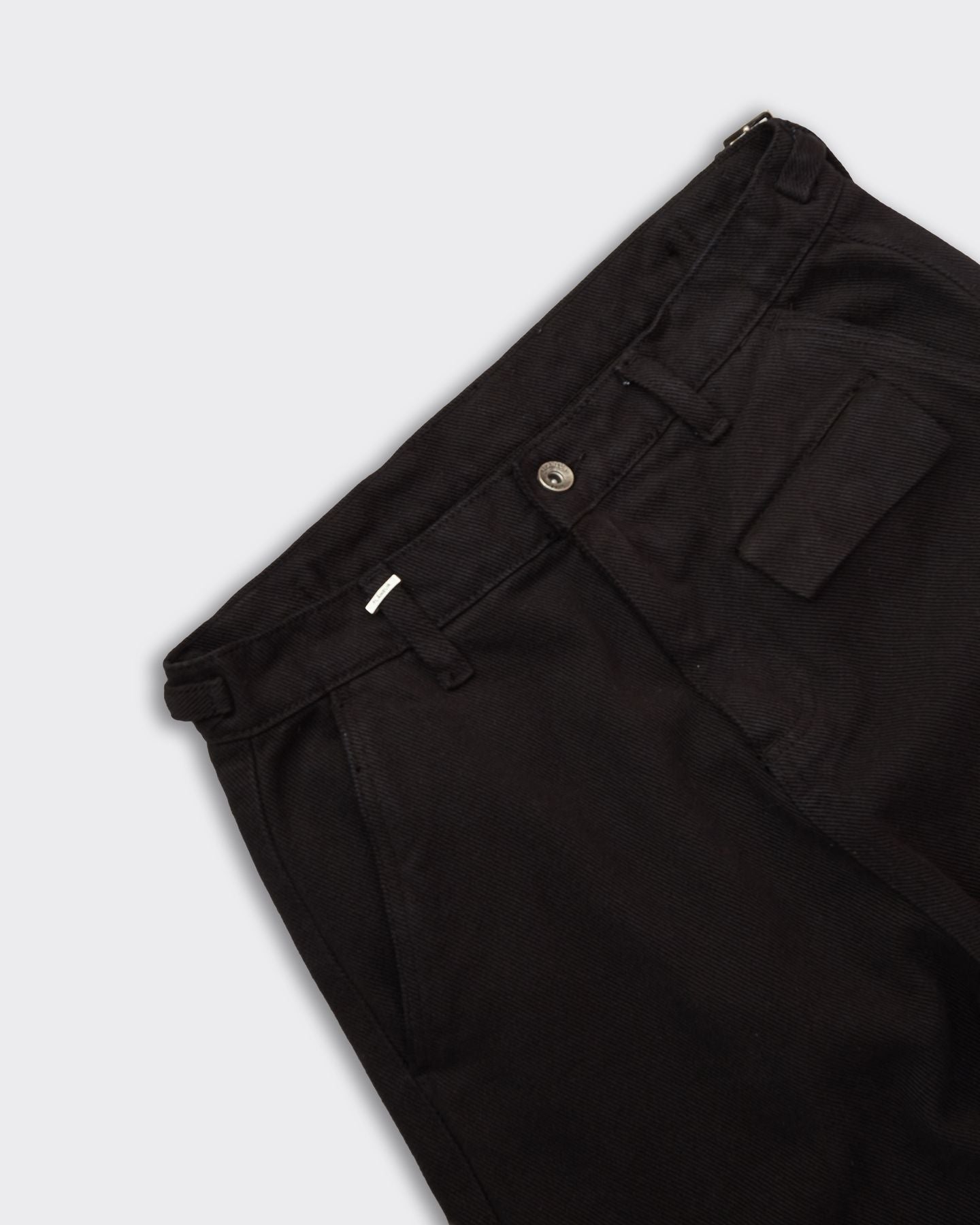Phone Pocket Cargo Trousers Black