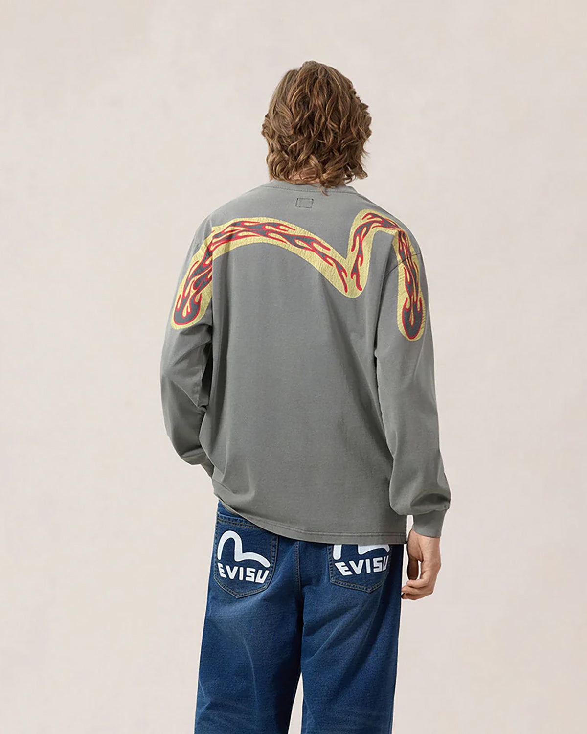 T-Shirt Fire Daicock Light Grey