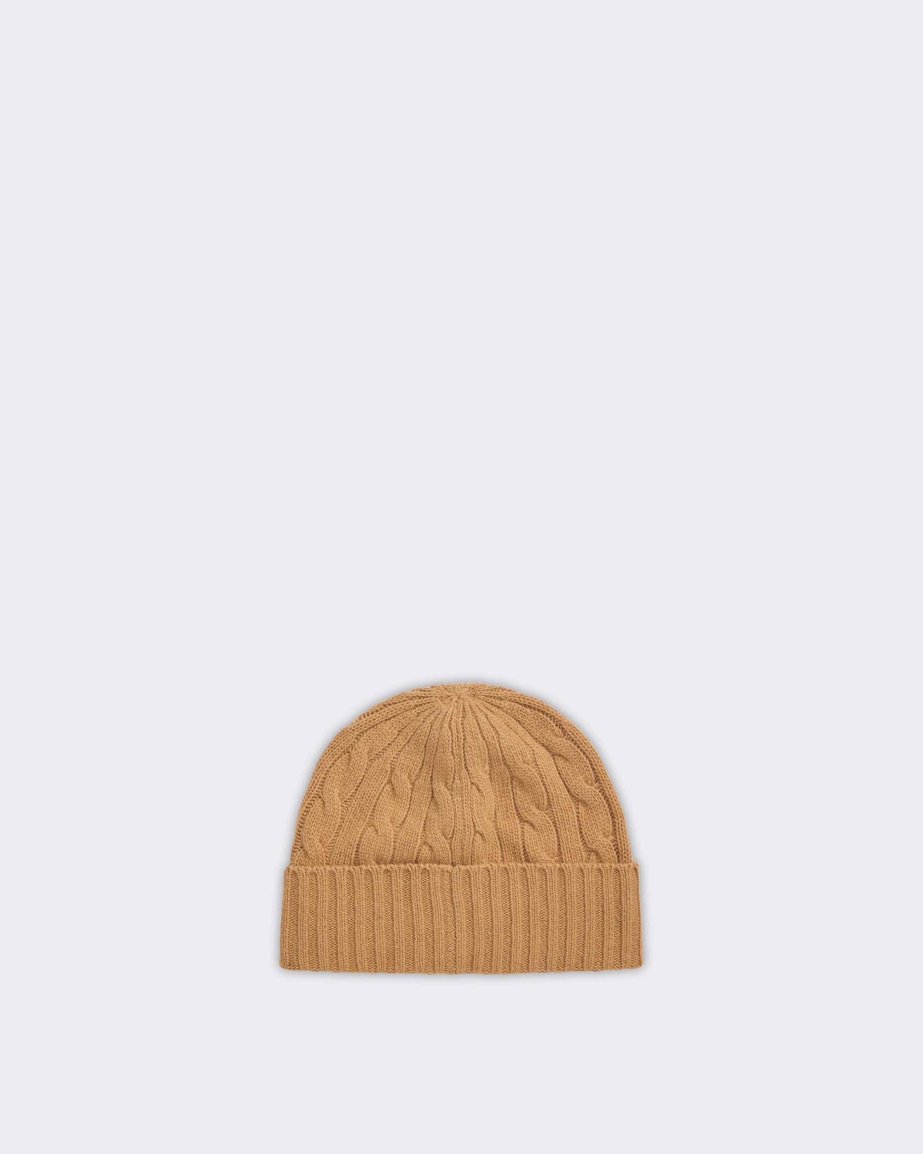 Classic Cable Beanie Beige