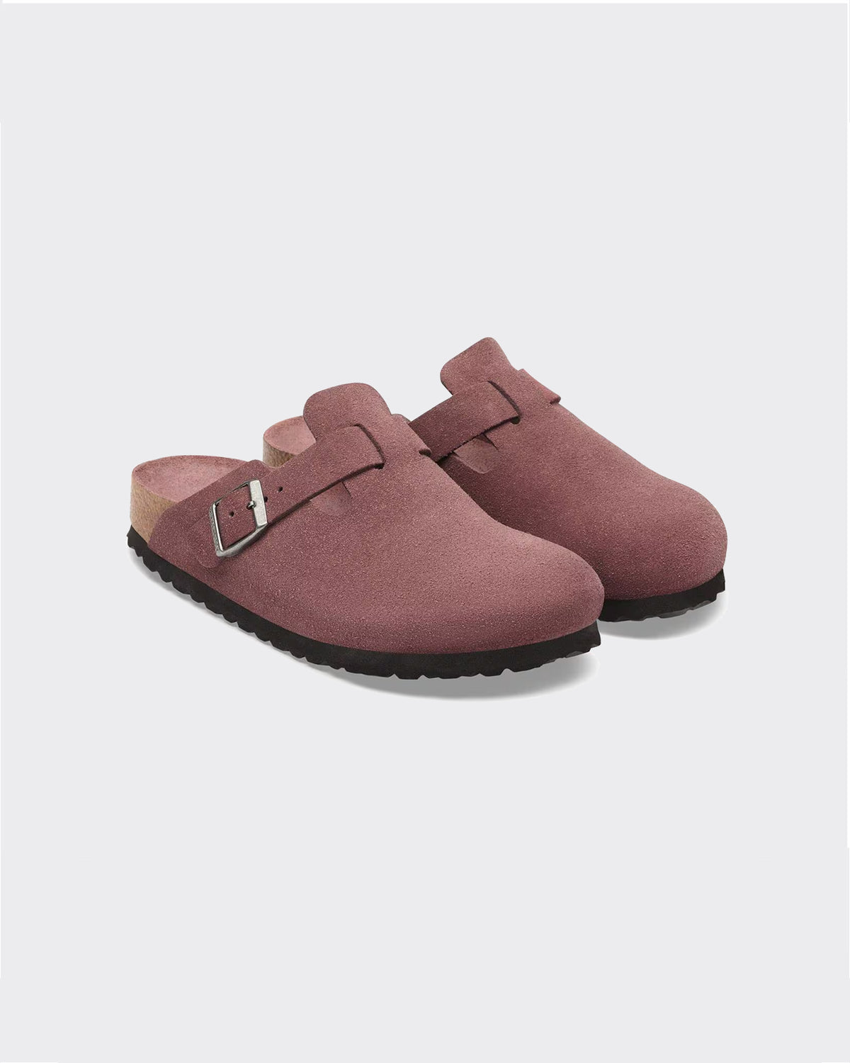 Ciabatta Boston Suede Softbed Tonal Pepper