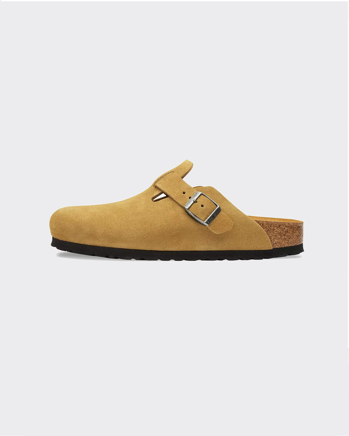Ciabatta Boston Suede Softbed Tonal Cork Brown