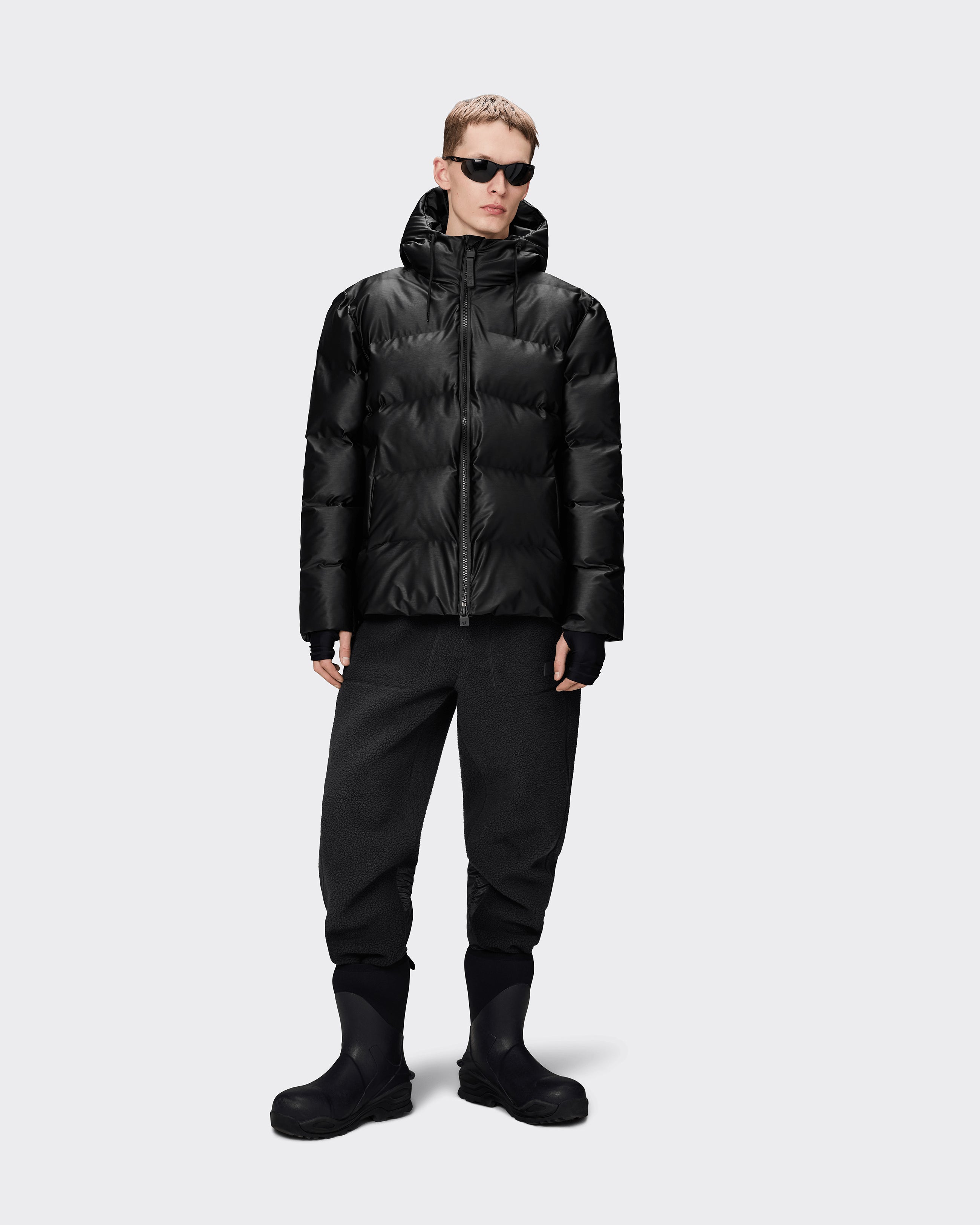 Giacca Puffer Alta W3 Black Grain