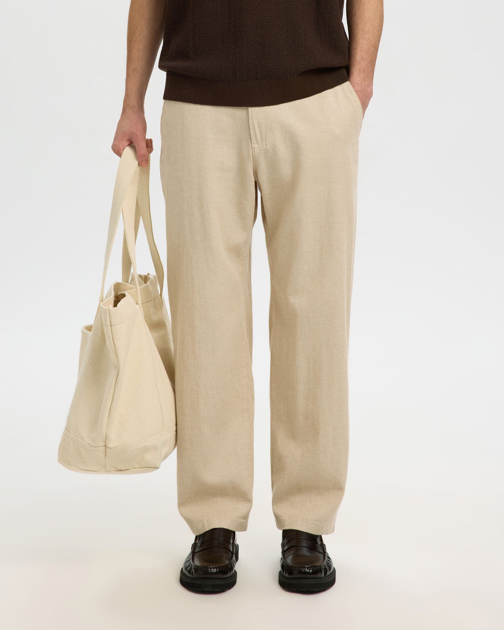 Pantalone Brody Loose Linen Incense