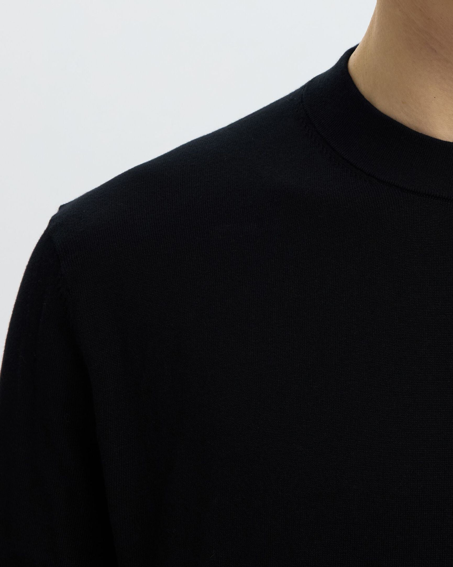 Pullover Torino Ls Knit Nero