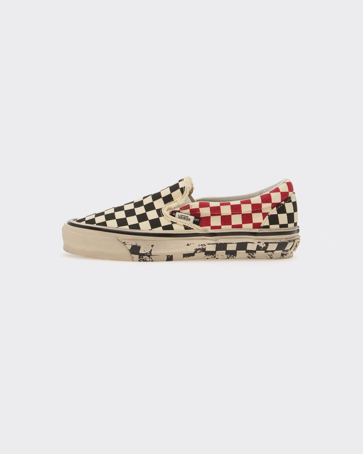 Sneakers Slip-On Act of Disagreement LX Classic 98 Black / Checkerboard