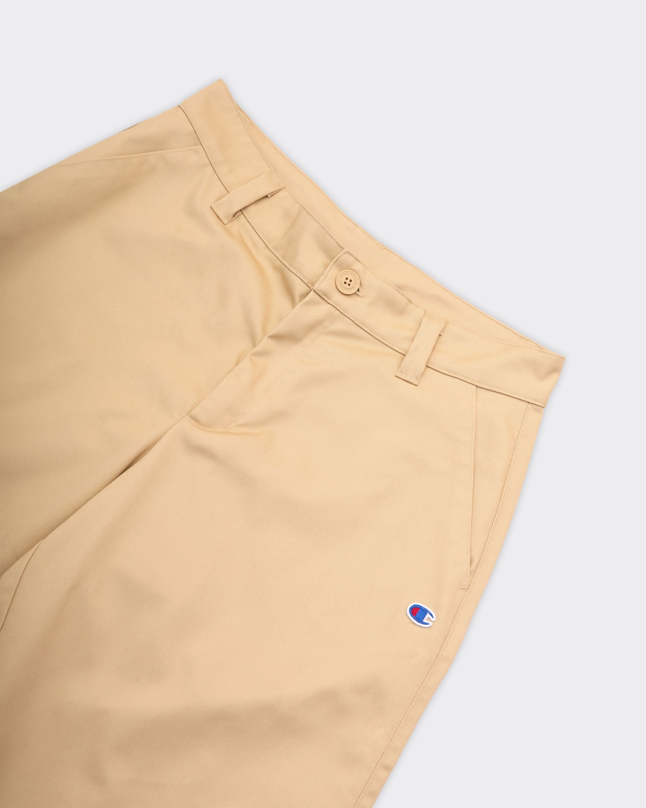 Pantalone Straight Hem Beige