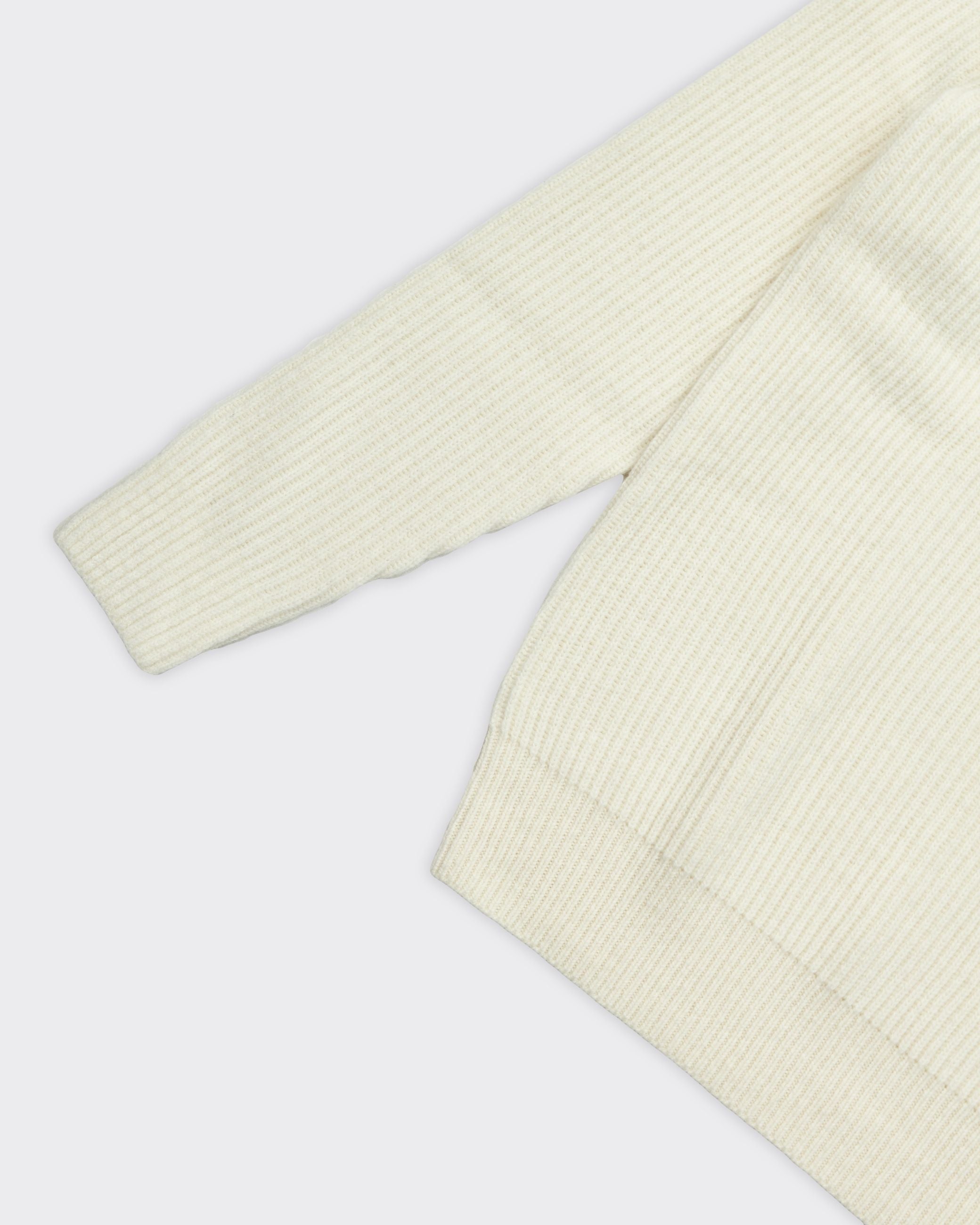 Maglione Eddie Knit Rib Rollneck Avorio