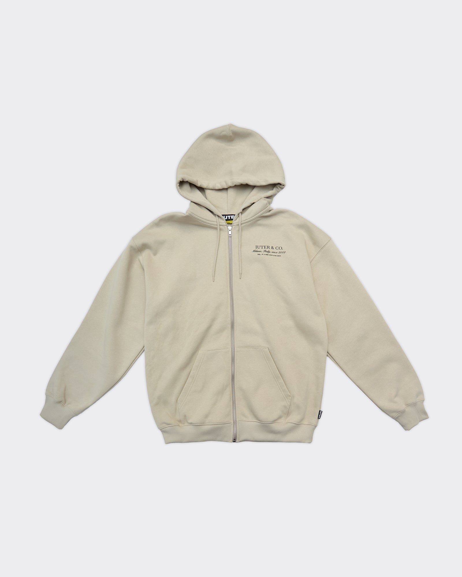Felpa Con Cappuccio Cuts Zip Ice